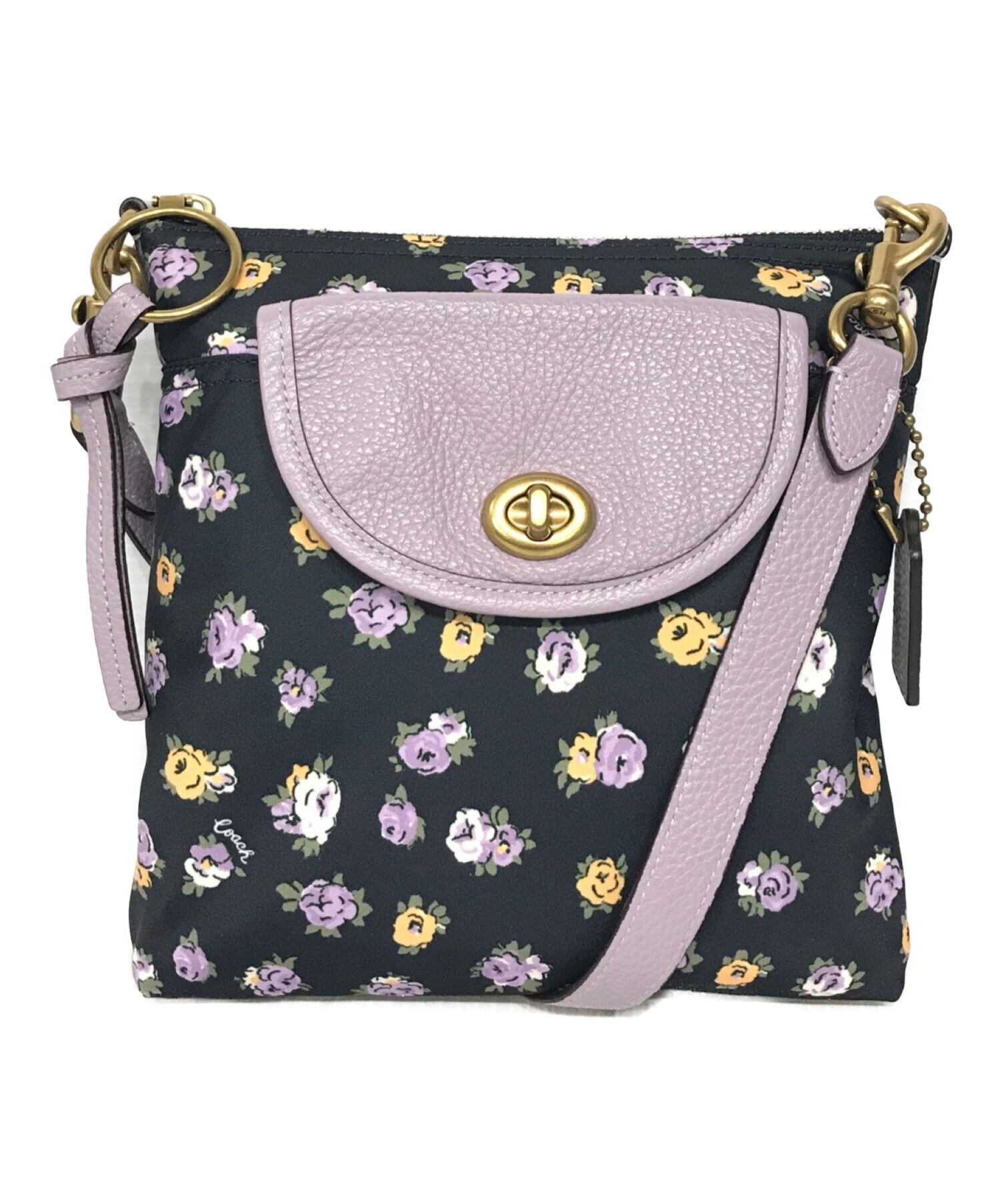 COACH Vintage Rose Print Nylon Cargo