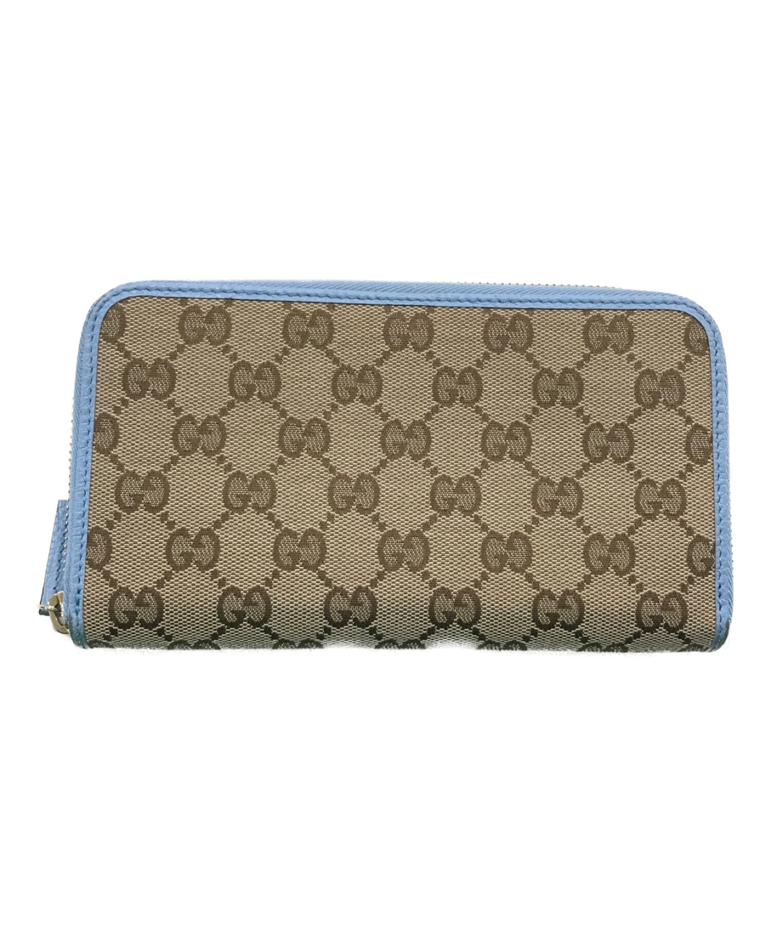 中古・古着通販】GUCCI (グッチ) ラウンドファスナーGG柄ウォレット