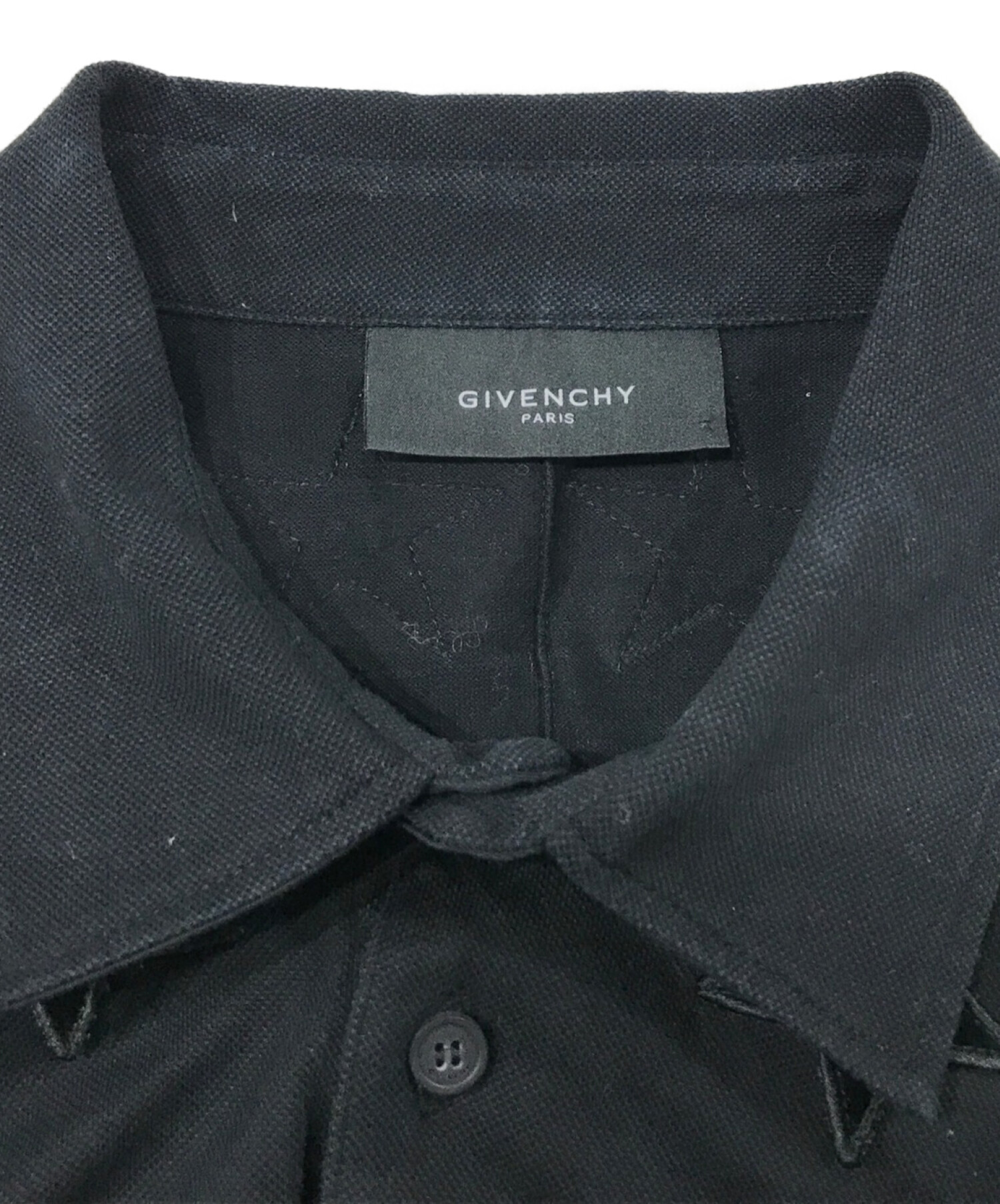 GIVENCHY (ジバンシィ) スターポロシャツ ブラック サイズ:SIZE　XXL