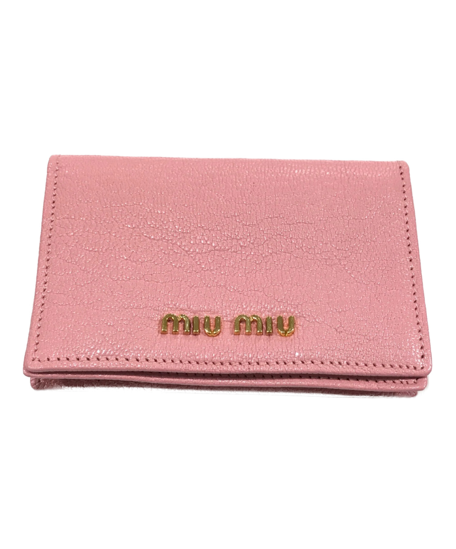 中古・古着通販】MIU MIU (ミュウミュウ) カードケース ピンク