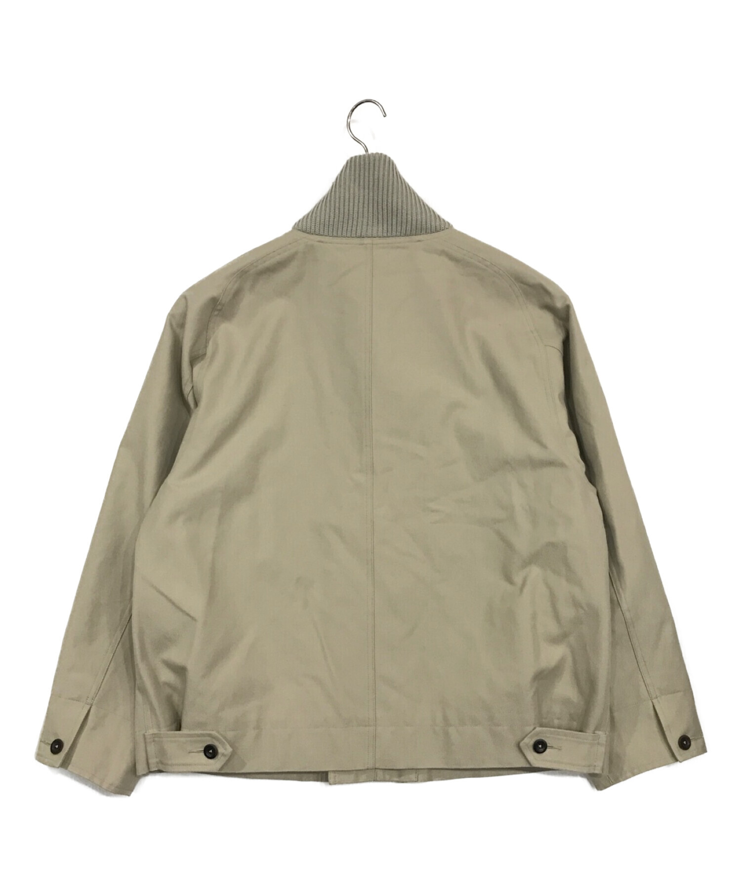 MHL (エムエイチエル) COTTON WOOL DRILLブルゾン アイボリー サイズ:SIZE　L