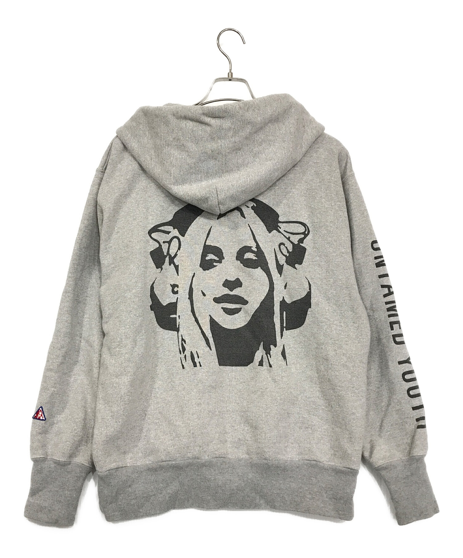 Hysteric Glamour (ヒステリックグラマー) UNTAMED オーバーサイズパーカー グレー サイズ:SIZE　M