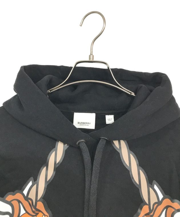 中古・古着通販】BURBERRY (バーバリー) ユニコーンプリントパーカー ブラック サイズ:SIZE S｜ブランド・古着通販  トレファク公式【TREFAC FASHION】スマホサイト