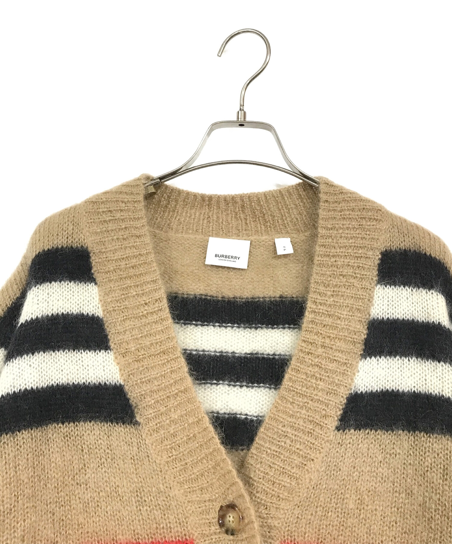 中古・古着通販】BURBERRY (バーバリー) カーディガン ブラウン サイズ