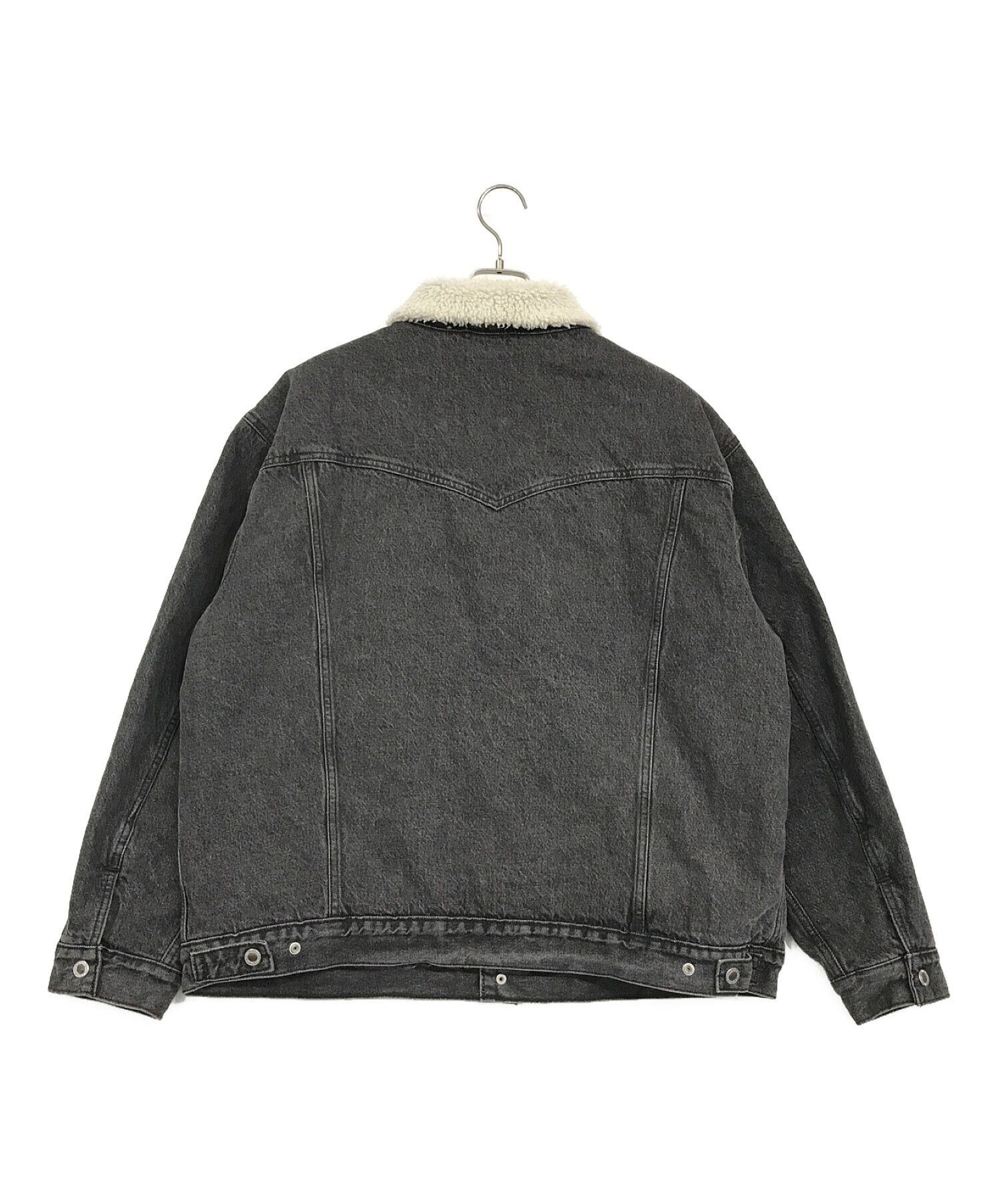 LEVI'S (リーバイス) 裏ボアデニムジャケット ブラック サイズ:SIZE　L