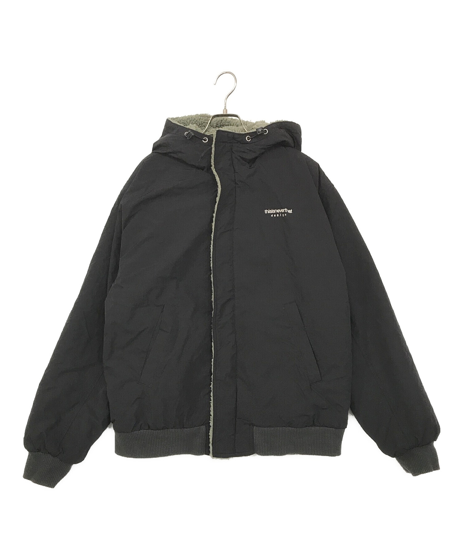 thisisneverthat (ディスイズネバーザット) Reversible Sherpa Jacket ブラック サイズ:SIZE　S