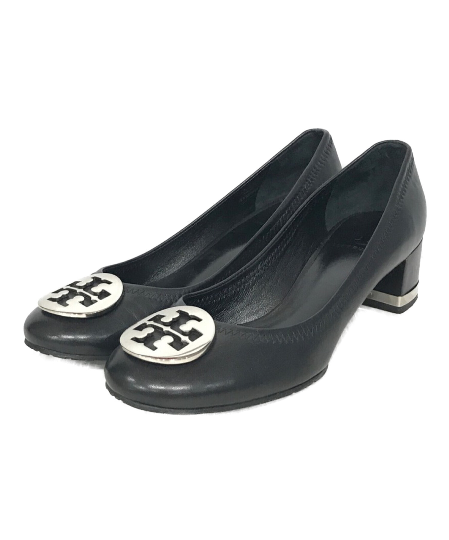 TORY BURCH (トリーバーチ) パンプス ブラック サイズ:SIZE　8M