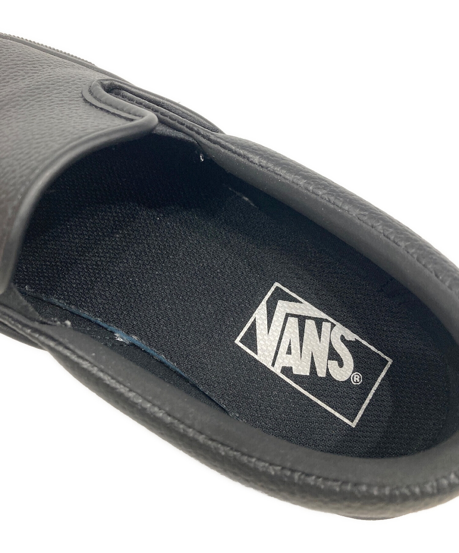 中古・古着通販】VANS (バンズ) スリッポン ブラック サイズ:27.5