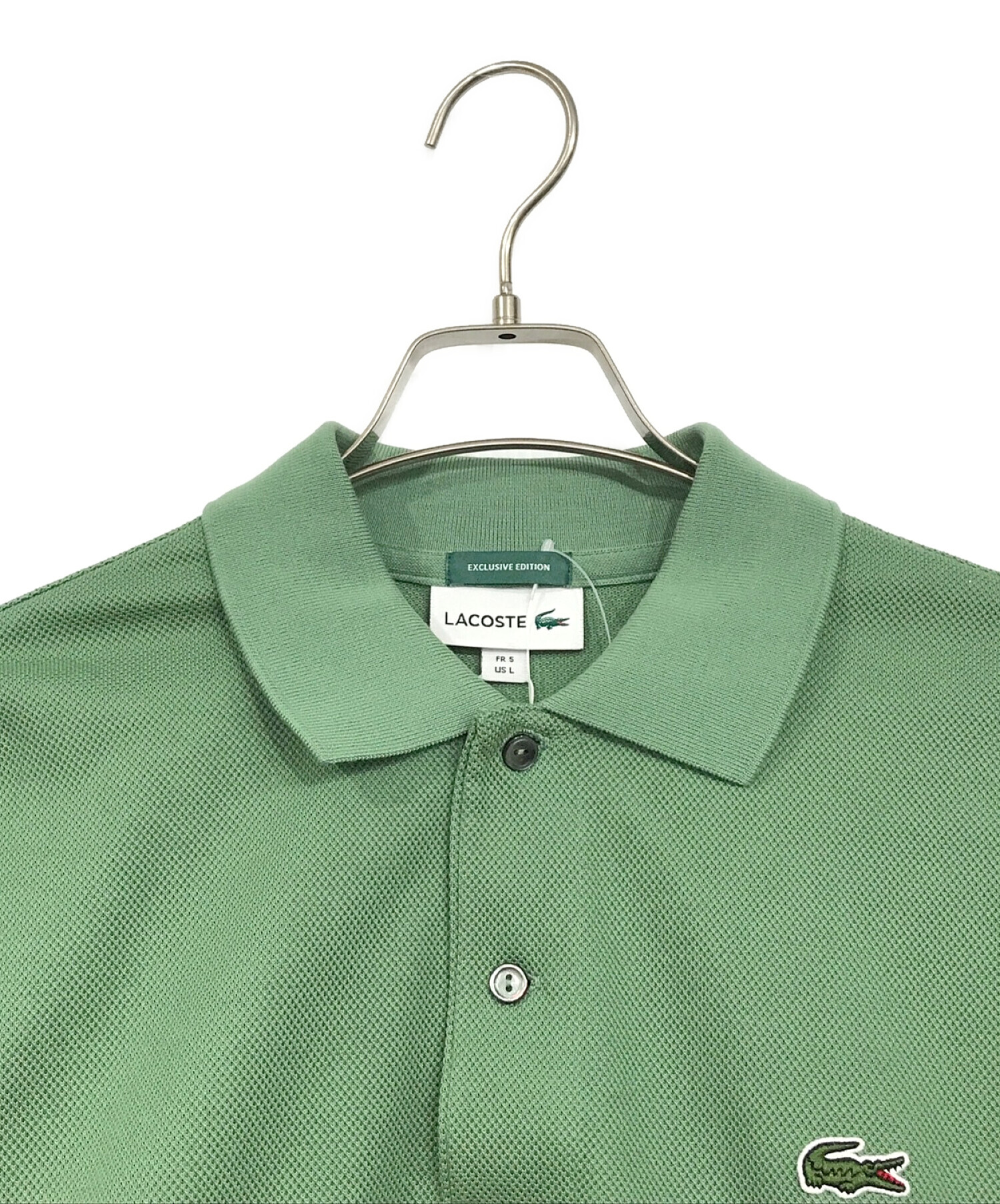 中古・古着通販】LACOSTE (ラコステ) ポロシャツ グリーン サイズ:SIZE