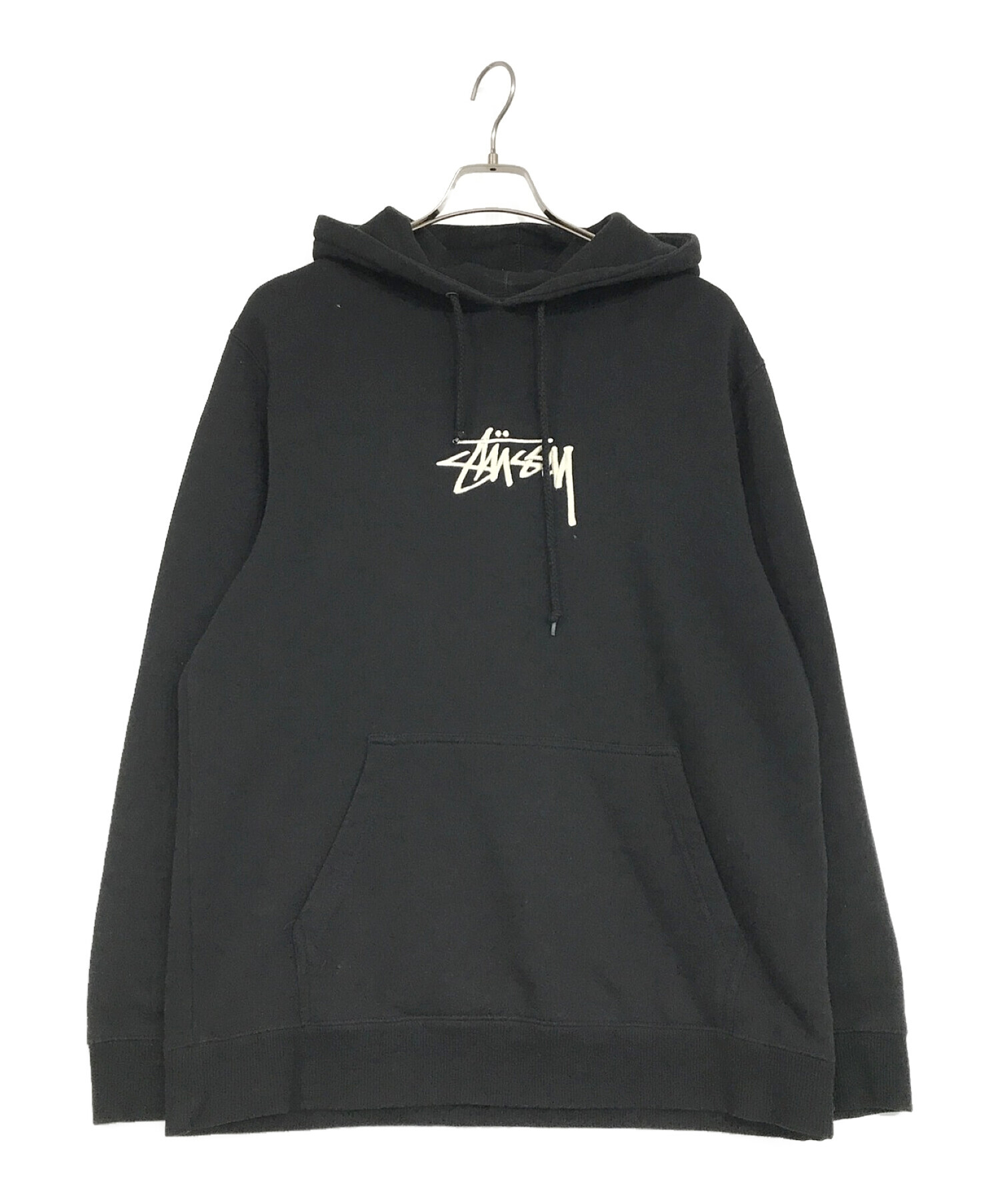 stussy (ステューシー) ロゴパーカー ブラック サイズ:SIZE　L