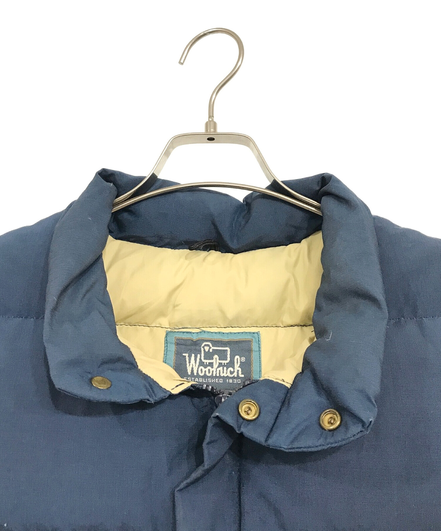 中古・古着通販】WOOLRICH (ウールリッチ) ダウンベスト ネイビー サイズ:SIZE XL｜ブランド・古着通販 トレファク公式【TREFAC  FASHION】スマホサイト