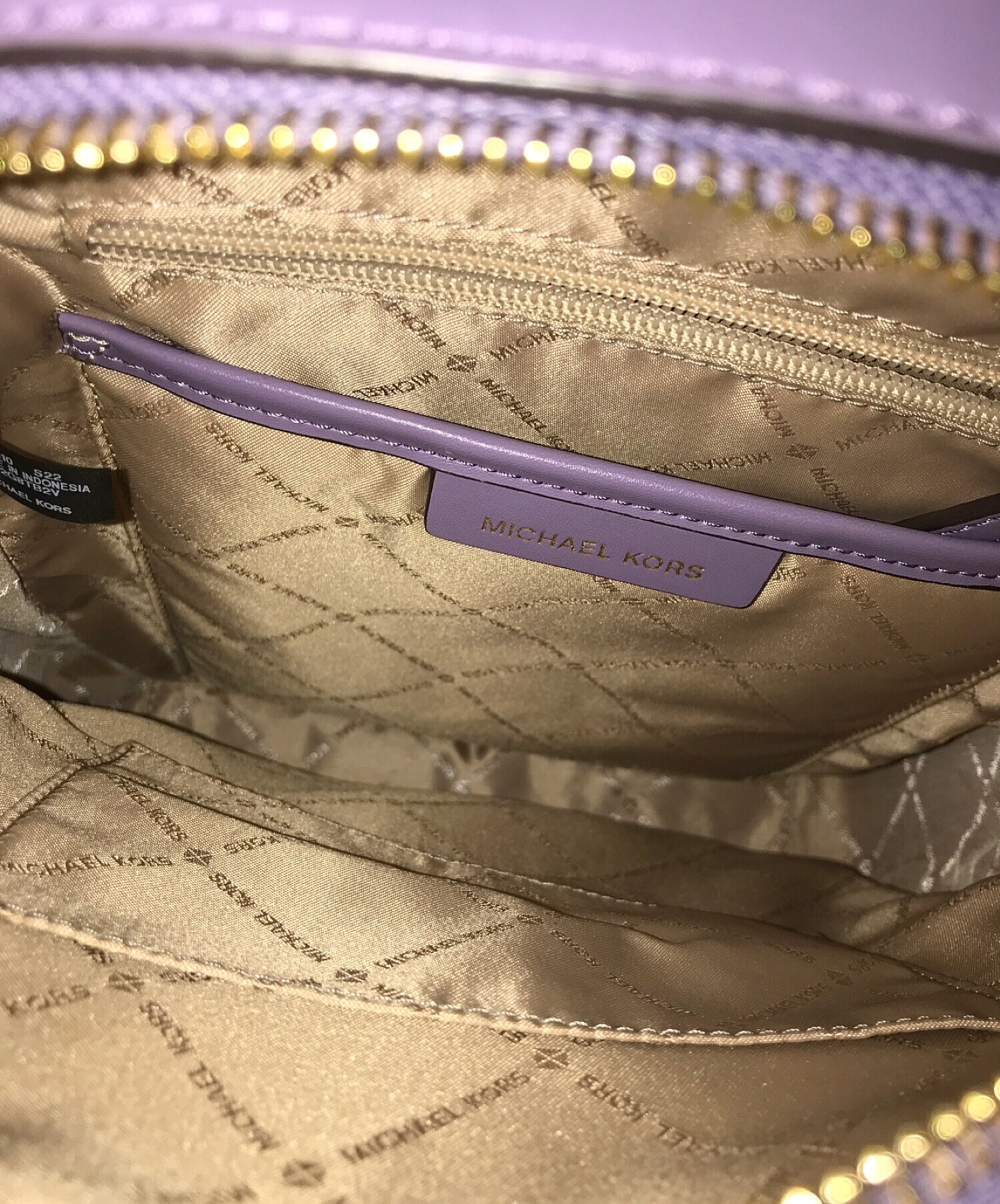 中古・古着通販】MICHAEL KORS (マイケルコース) JAYCEE MD ZIP PKT BACKPACK/バックパック  パープル｜ブランド・古着通販 トレファク公式【TREFAC FASHION】スマホサイト