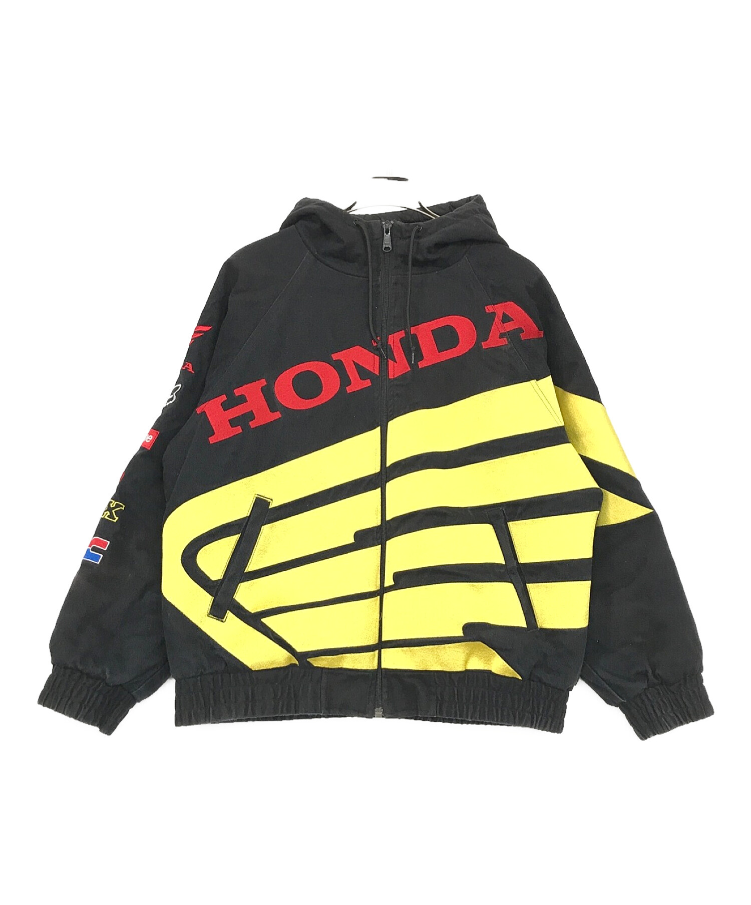 SUPREME (シュプリーム) HONDA (ホンダ) Fox Racing Puffy Zip Jacket ブラック サイズ:SIZE　M