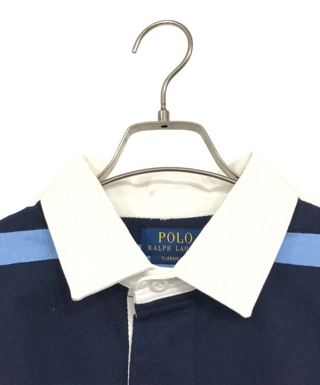 POLO RALPH LAUREN (ポロ・ラルフローレン) ポロシャツ ネイビー サイズ:SIZE　L