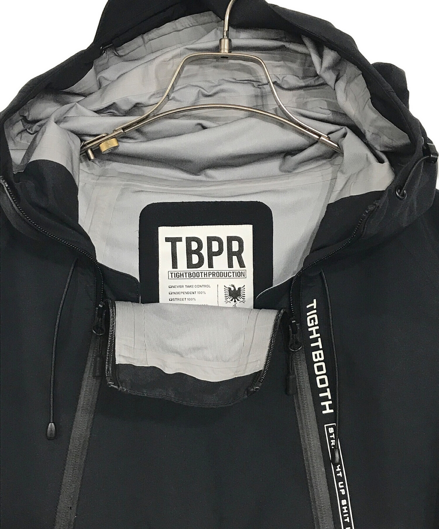 TIGHTBOOTH PRODUCTION (タイトブースプロダクション) 3 LAYER ANORAK ブラック サイズ:XL