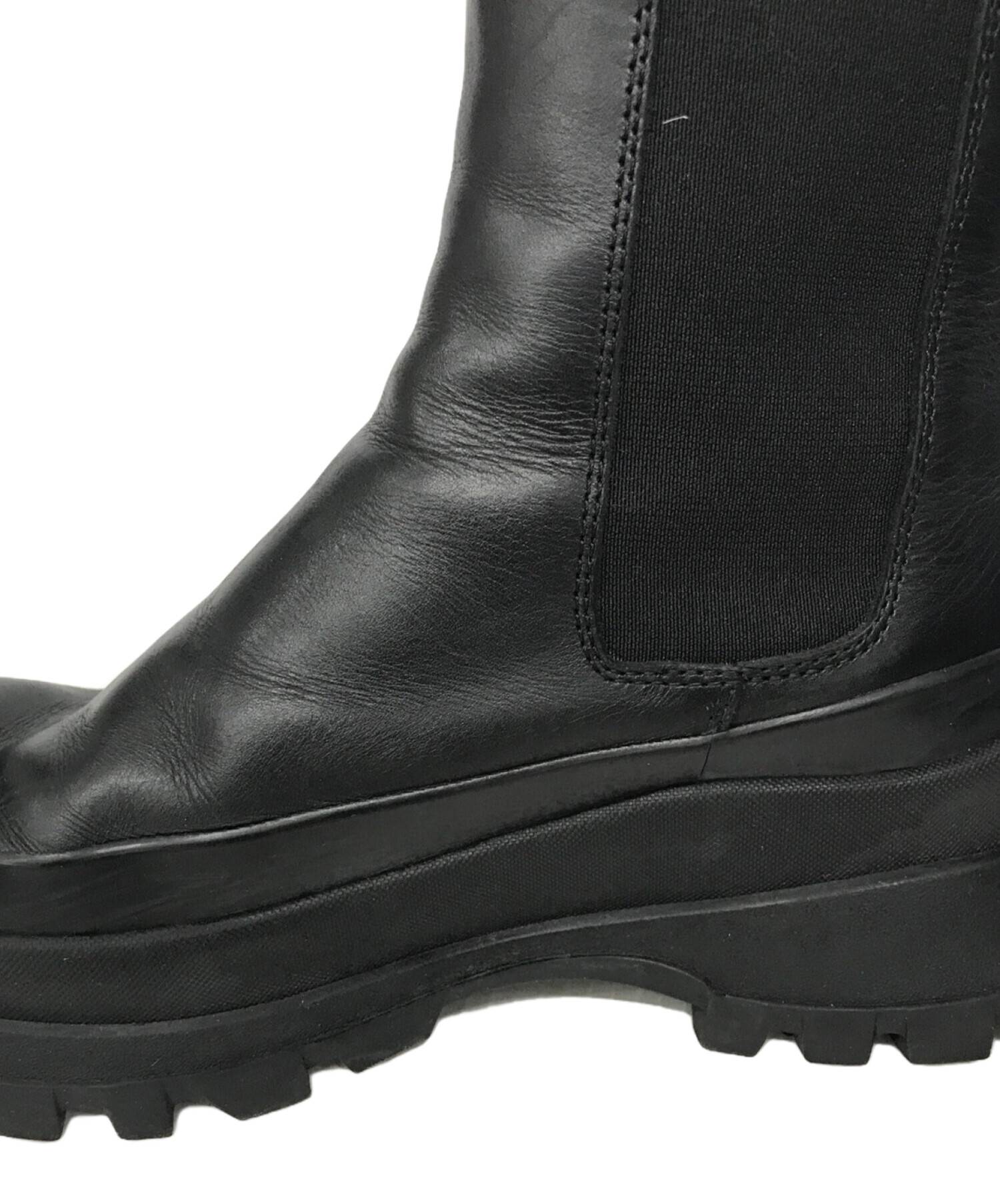 中古・古着通販】JIL SANDER (ジルサンダー) ANKLE BOOT チェルシーブーツ ブラック サイズ:36｜ブランド・古着通販  トレファク公式【TREFAC FASHION】スマホサイト