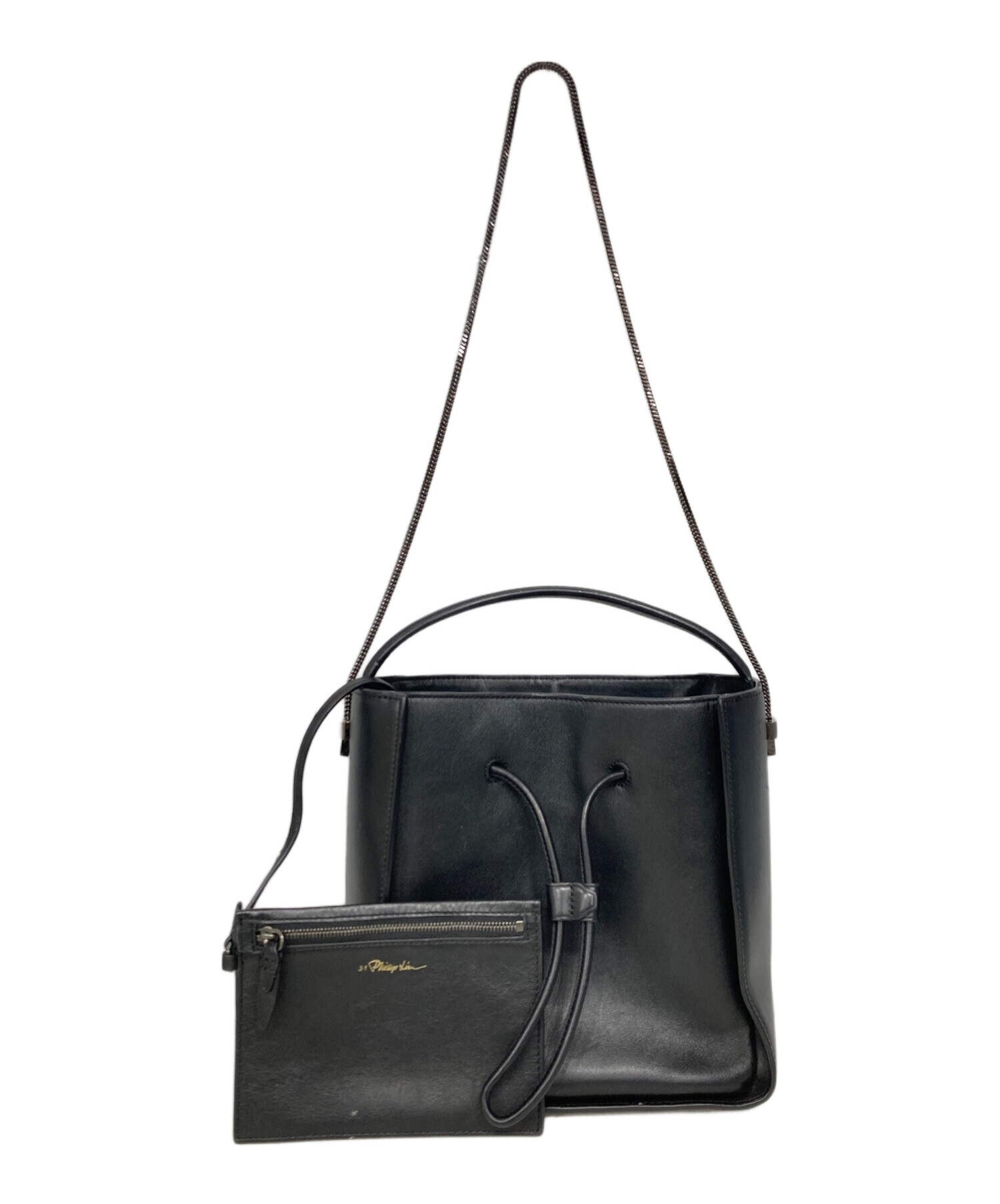 3.1 phillip lim (スリーワンフィリップリム) soleil small bucket ソレイユスモールバケット ショルダーバッグ  ブラック