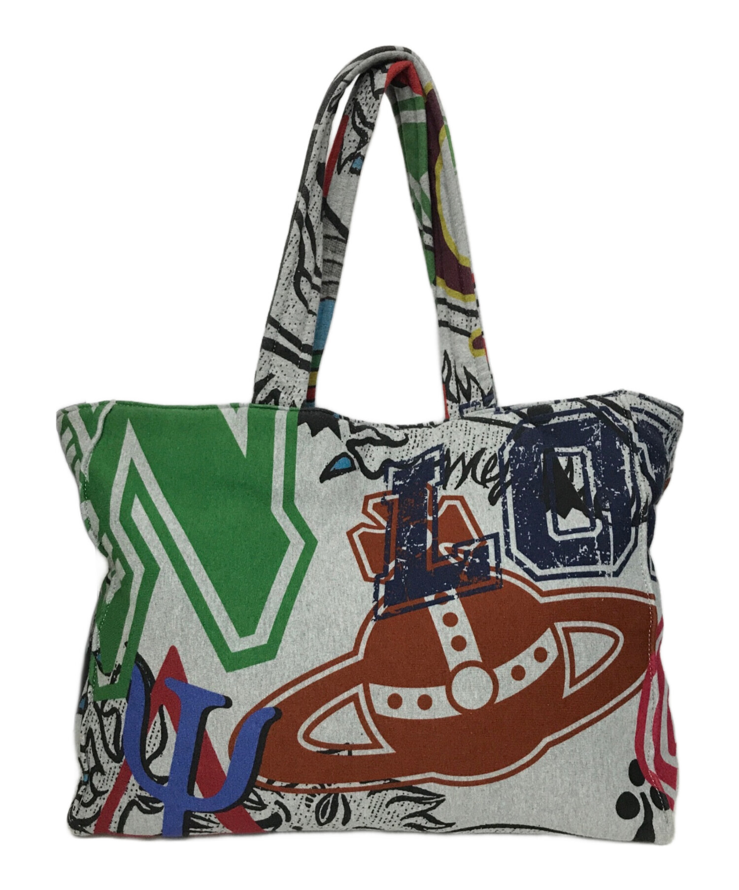 Vivienne Westwood (ヴィヴィアンウエストウッド) トートバッグ グレー