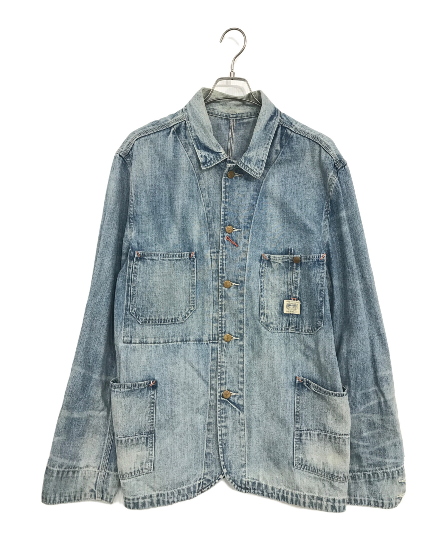 DENIM & SUPPLY RALPH LAUREN (デニム＆サプライ ラルフローレン) カバーオール インディゴ サイズ:XL