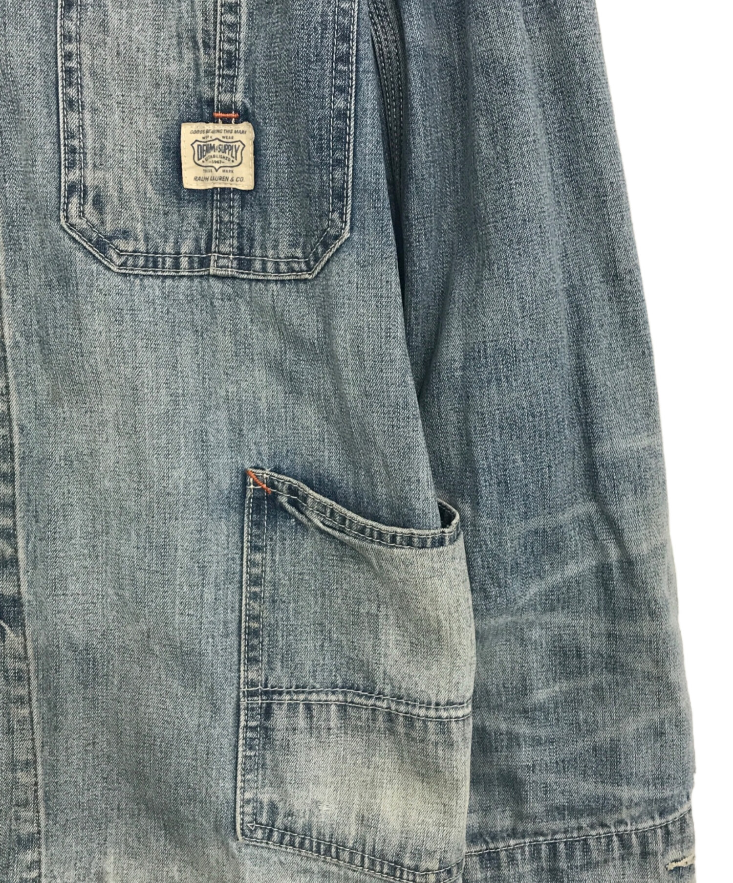 DENIM & SUPPLY RALPH LAUREN (デニム＆サプライ ラルフローレン) カバーオール インディゴ サイズ:XL