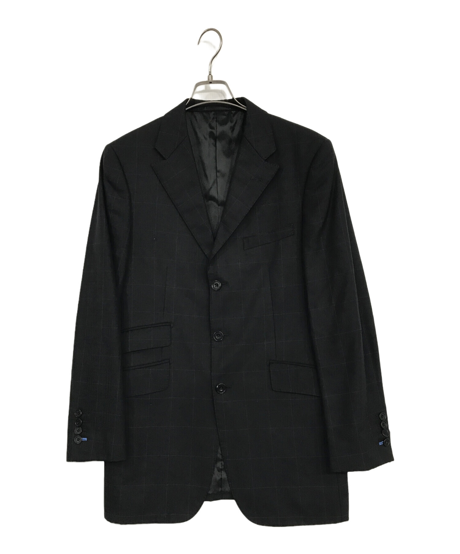 BURBERRY BLACK LABEL (バーバリーブラックレーベル) 3Bセットアップスーツ ブラック サイズ:40R