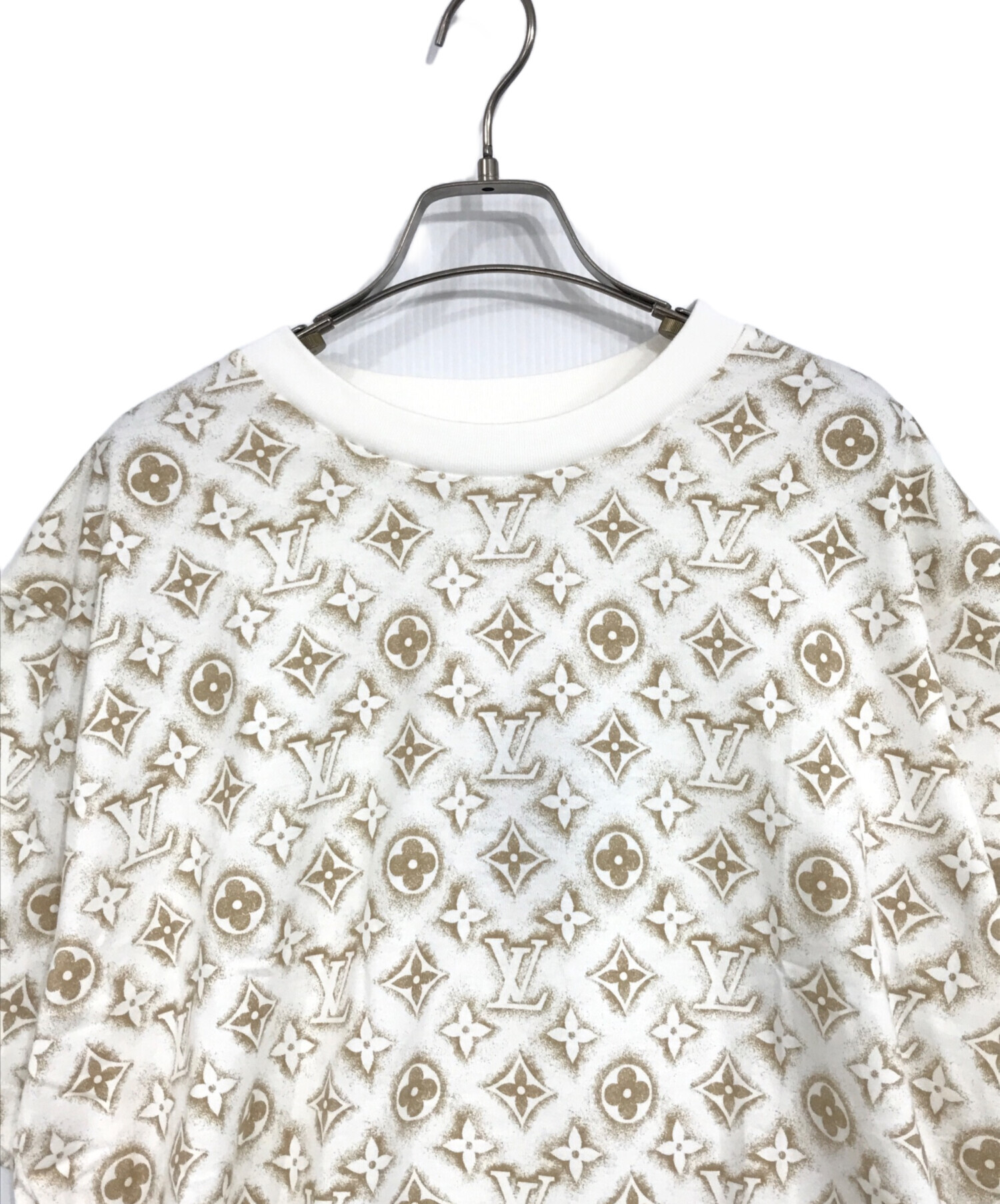 中古・古着通販】LOUIS VUITTON (ルイ ヴィトン) モノグラム総柄プリントTシャツ ベージュ サイズ:L 未使用品｜ブランド・古着通販  トレファク公式【TREFAC FASHION】スマホサイト