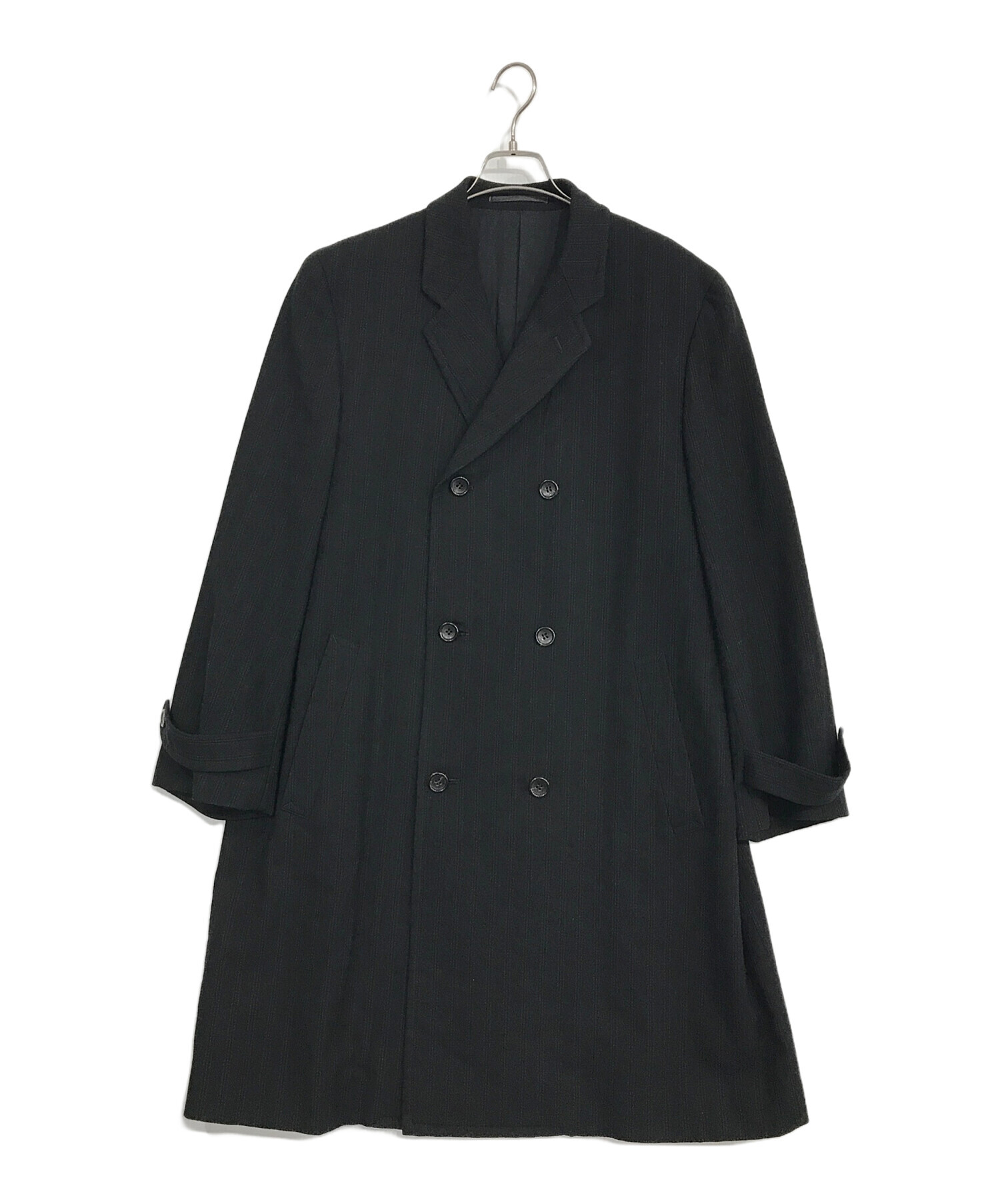 中古・古着通販】COMME des GARCONS HOMME (コムデギャルソン オム) アーカイブダブルコート ブラック  サイズ:S｜ブランド・古着通販 トレファク公式【TREFAC FASHION】スマホサイト