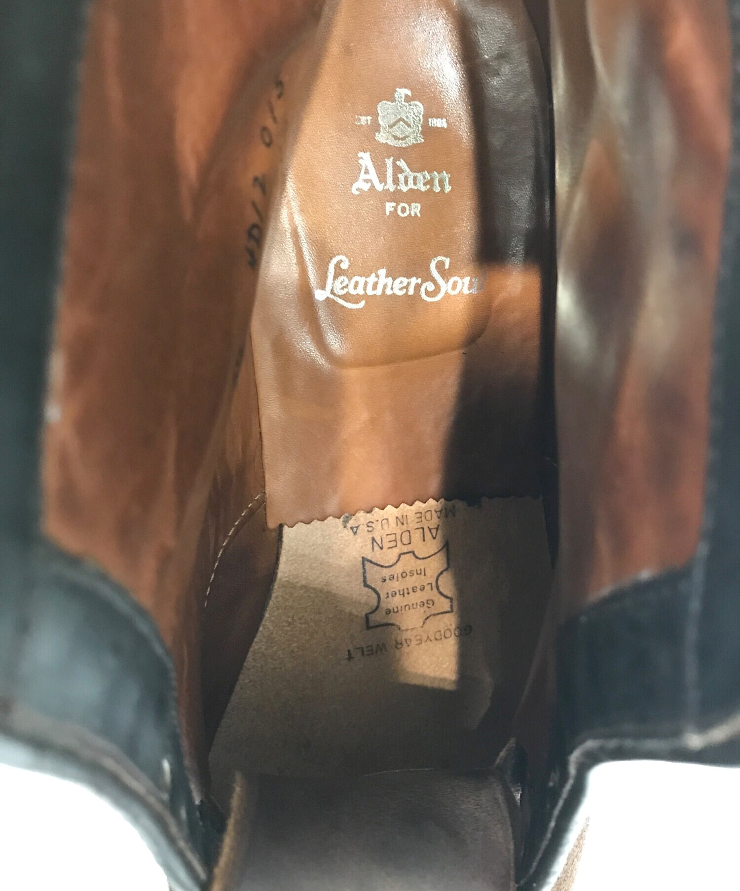 中古・古着通販】Alden (オールデン) Leather Soul別注Reverse Chamois Plain Toe Boot ブラウン サイズ: 9 1/2 E｜ブランド・古着通販 トレファク公式【TREFAC FASHION】スマホサイト