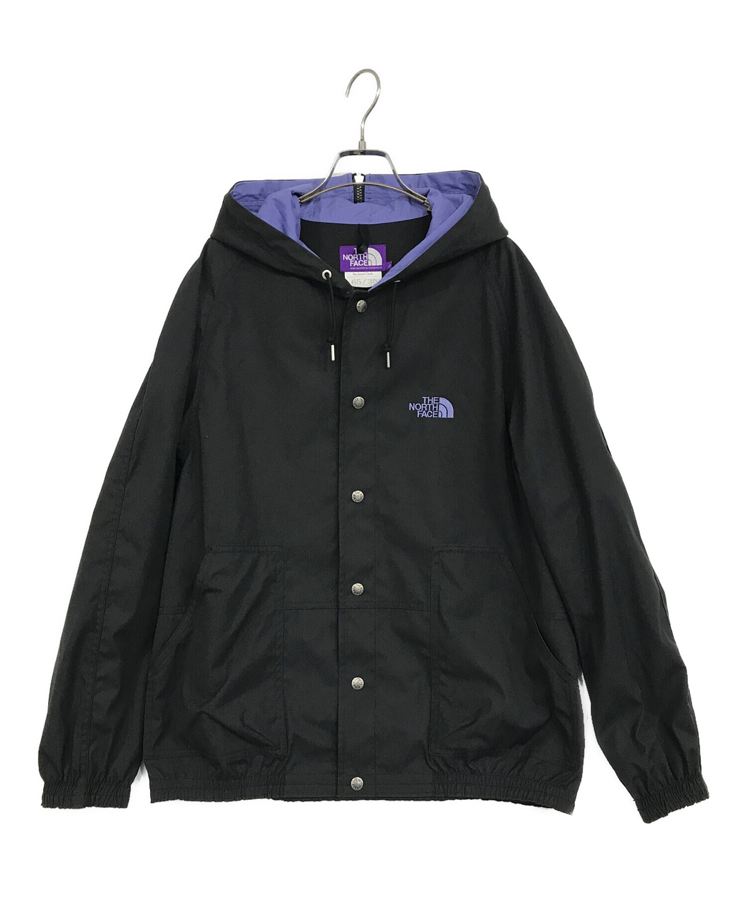 中古・古着通販】THE NORTHFACE PURPLELABEL (ザ・ノースフェイス パープルレーベル) MONKEY TIME (モンキータイム)  65/35 HOOD VARSITY JACKET ブラック サイズ:L｜ブランド・古着通販 トレファク公式【TREFAC FASHION】スマホサイト