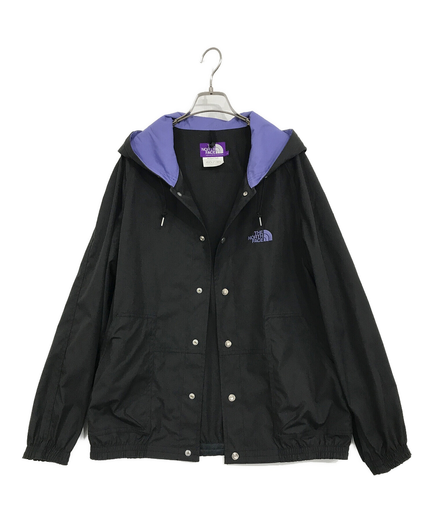 中古・古着通販】THE NORTHFACE PURPLELABEL (ザ・ノースフェイス パープルレーベル) MONKEY TIME (モンキータイム)  65/35 HOOD VARSITY JACKET ブラック サイズ:L｜ブランド・古着通販 トレファク公式【TREFAC FASHION】スマホサイト