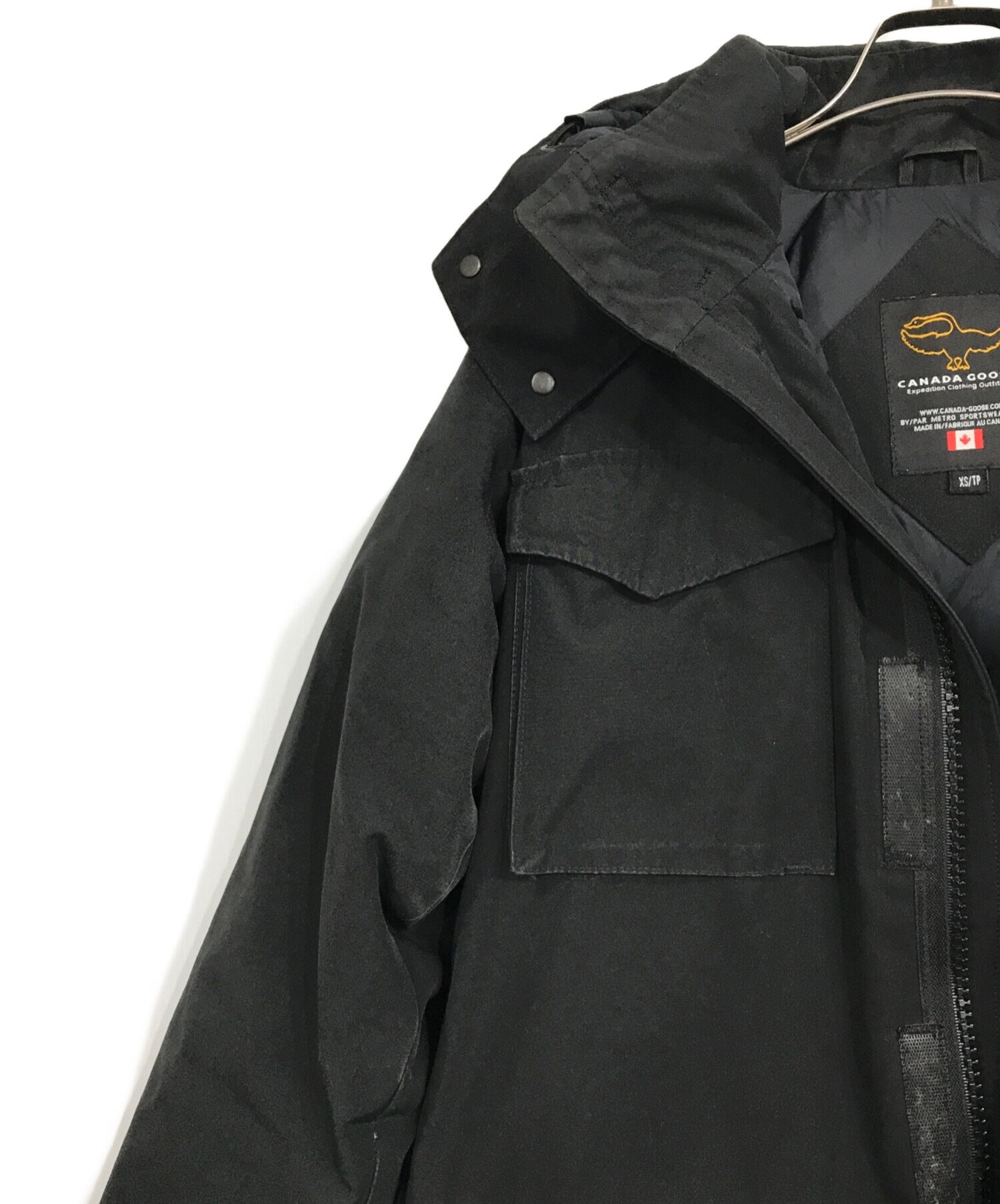 中古・古着通販】CANADA GOOSE (カナダグース) コンスタブルパーカー ブラック サイズ:XS｜ブランド・古着通販  トレファク公式【TREFAC FASHION】スマホサイト