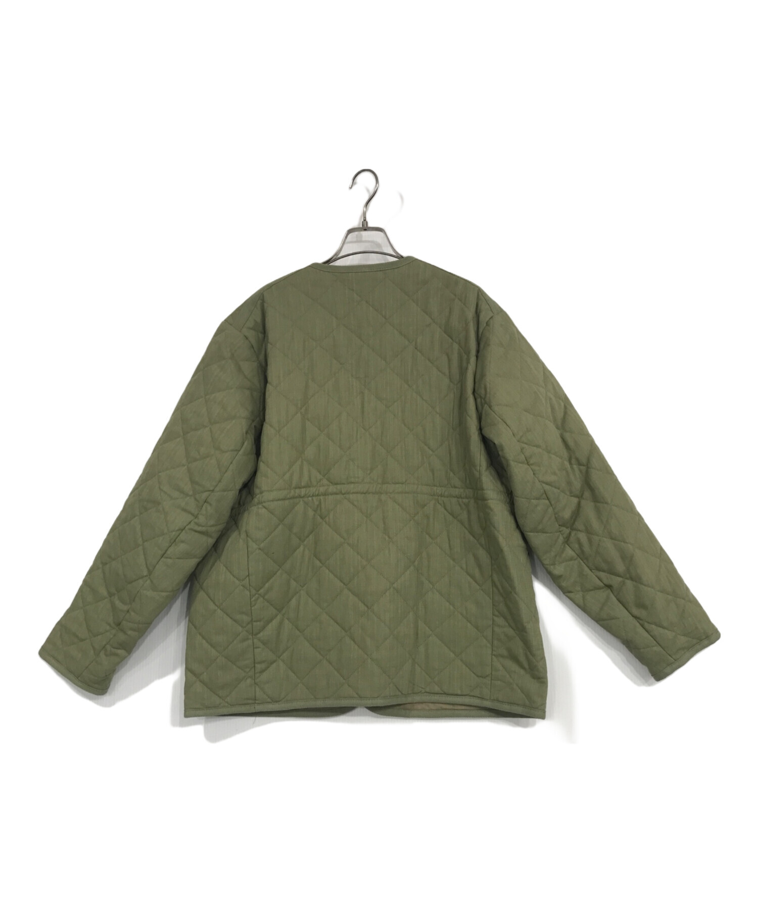 中古・古着通販】JOURNAL STANDARD relume (ジャーナルスタンダード レリューム) ARMY TWILL (アーミーツイル) 別注  コットンスラブ キルトジャケット グリーン サイズ:M｜ブランド・古着通販 トレファク公式【TREFAC FASHION】スマホサイト