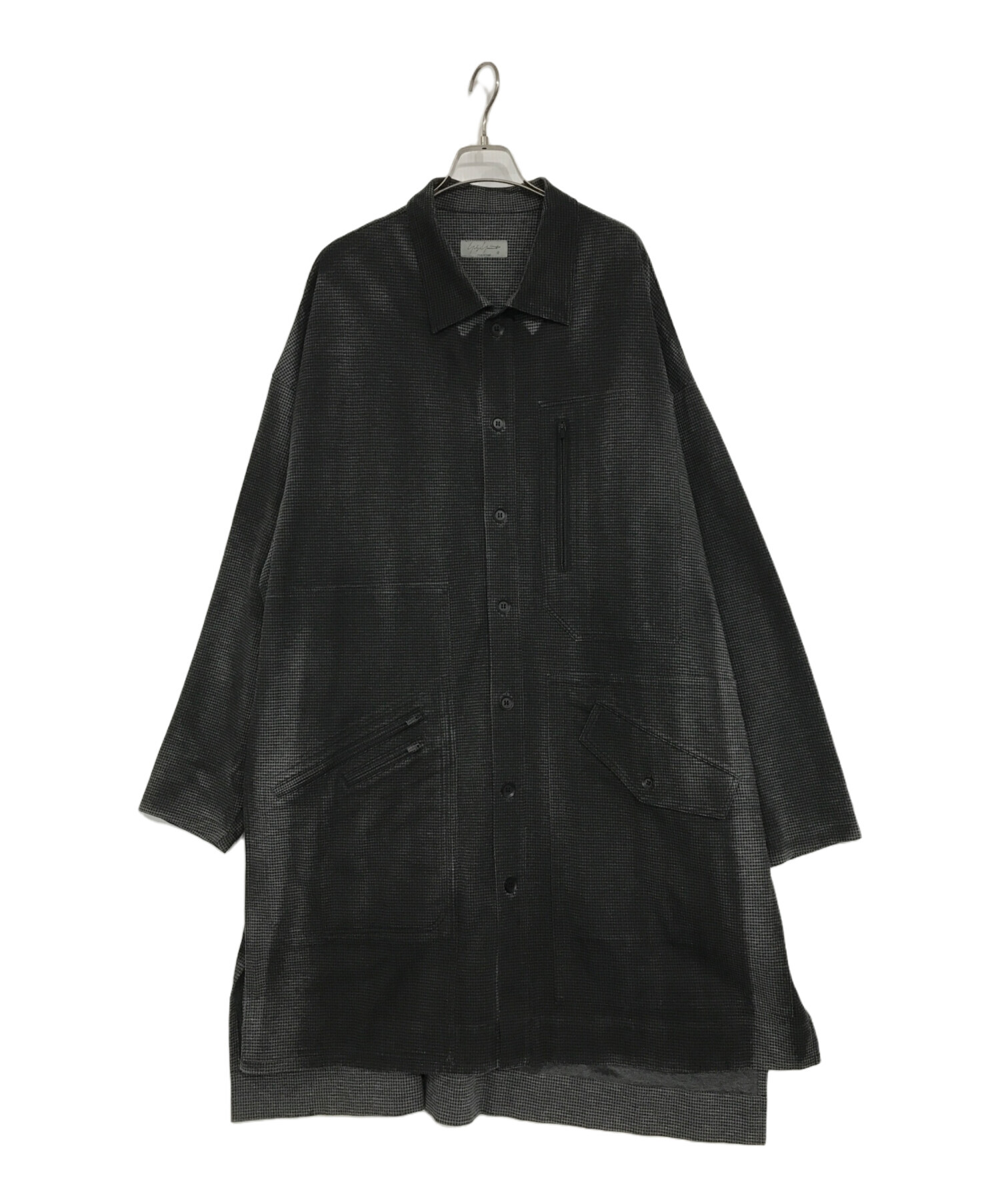 中古・古着通販】Yohji Yamamoto pour homme (ヨウジヤマモト プールオム) ロングシャツコート グレー  サイズ:3｜ブランド・古着通販 トレファク公式【TREFAC FASHION】スマホサイト