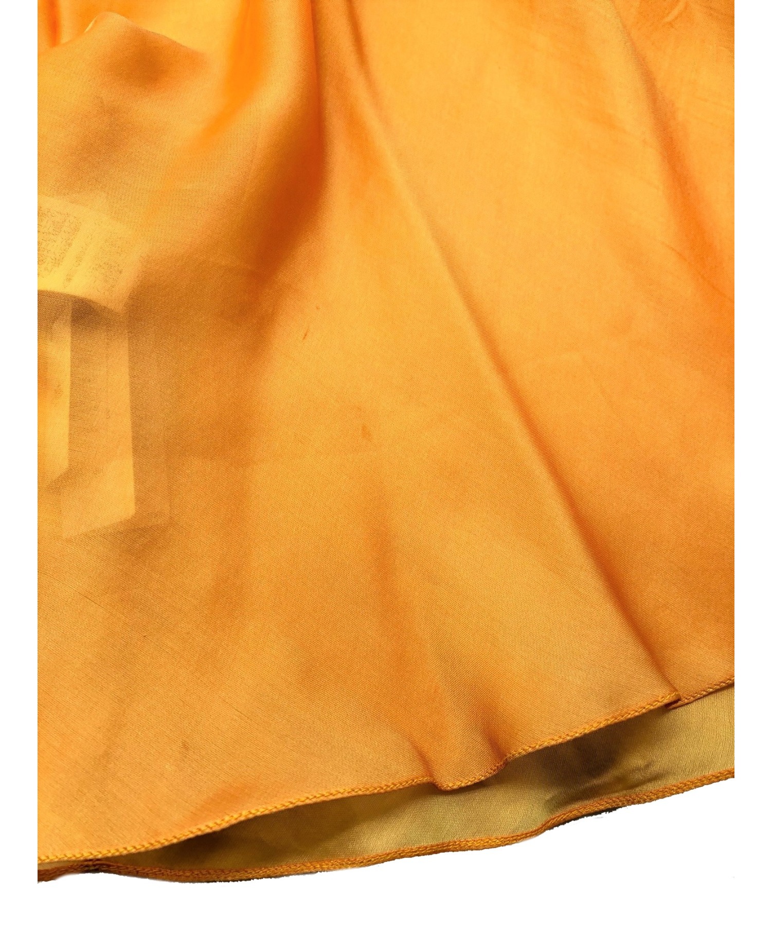 HERMES (エルメス) シルクキャミソールワンピース オレンジ サイズ:34