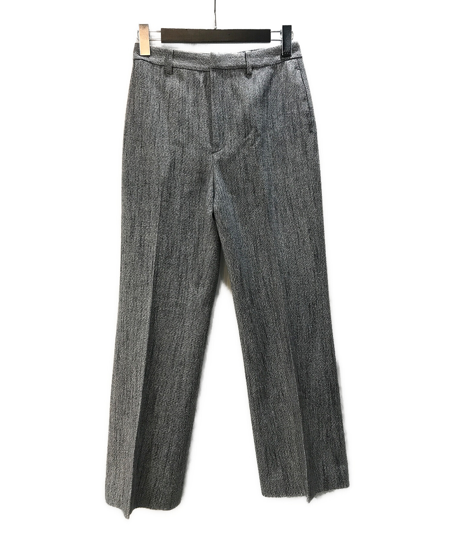 AURALEE WOOL SILK MIXTWEED SLACKS | www.talentchek.com