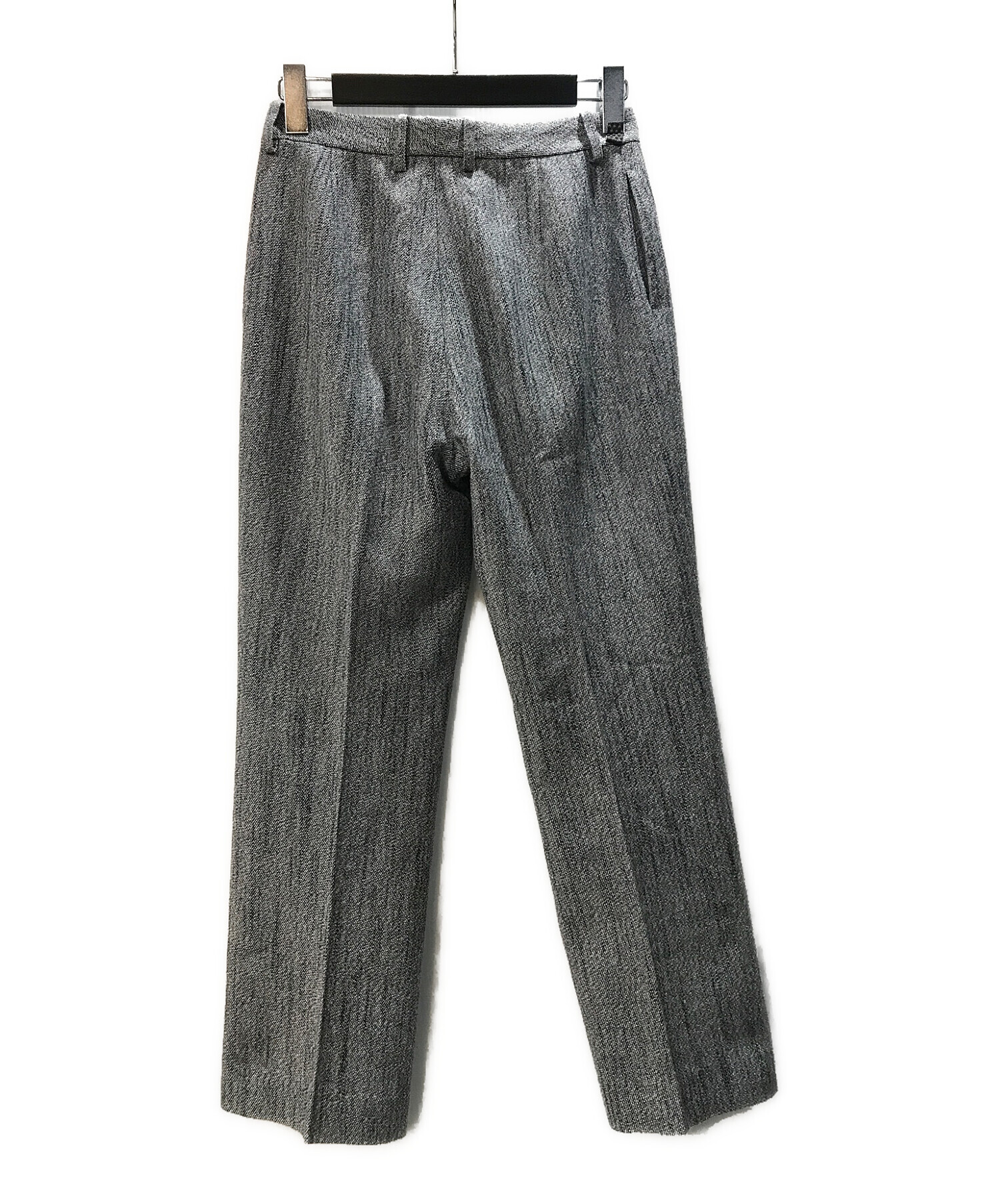 AURALEE オーラリーWOOL SILK HERRINGBONE PANTS - スラックス