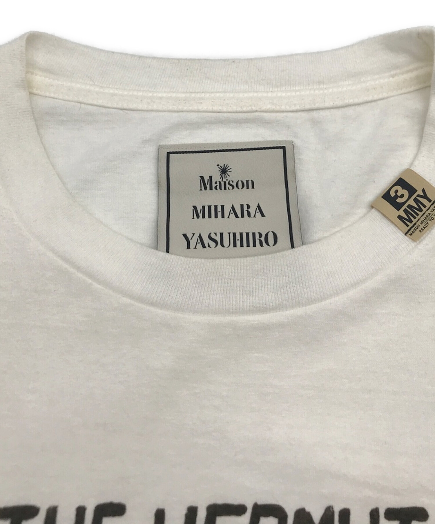 Maison MIHARA YASUHIRO (メゾンミハラヤスヒロ) Printed Tee バナナ プリント Tシャツ ホワイト サイズ:46