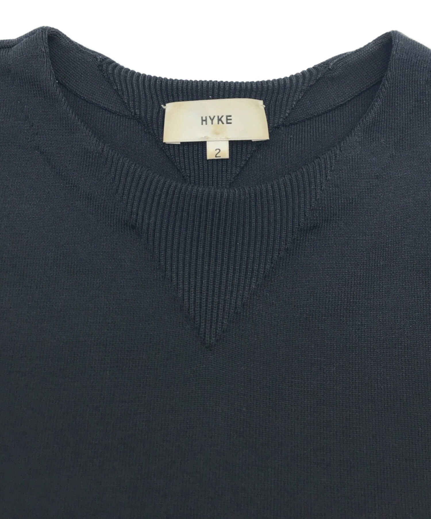 中古・古着通販】HYKE (ハイク) HALF-SLV SWEATER ハーフスリーブ