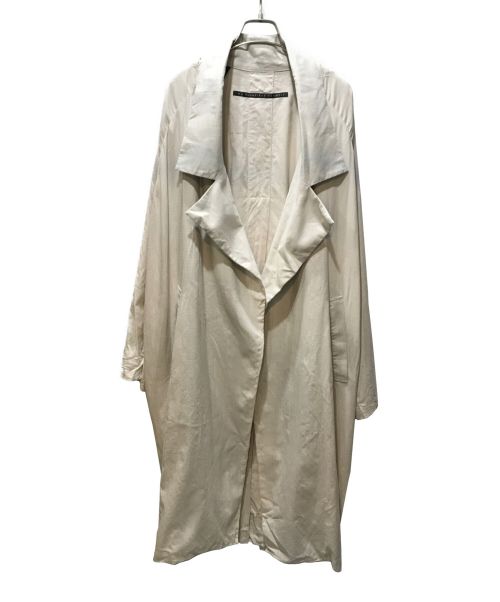 cotton lyocel \u0026 linen canvas long coat