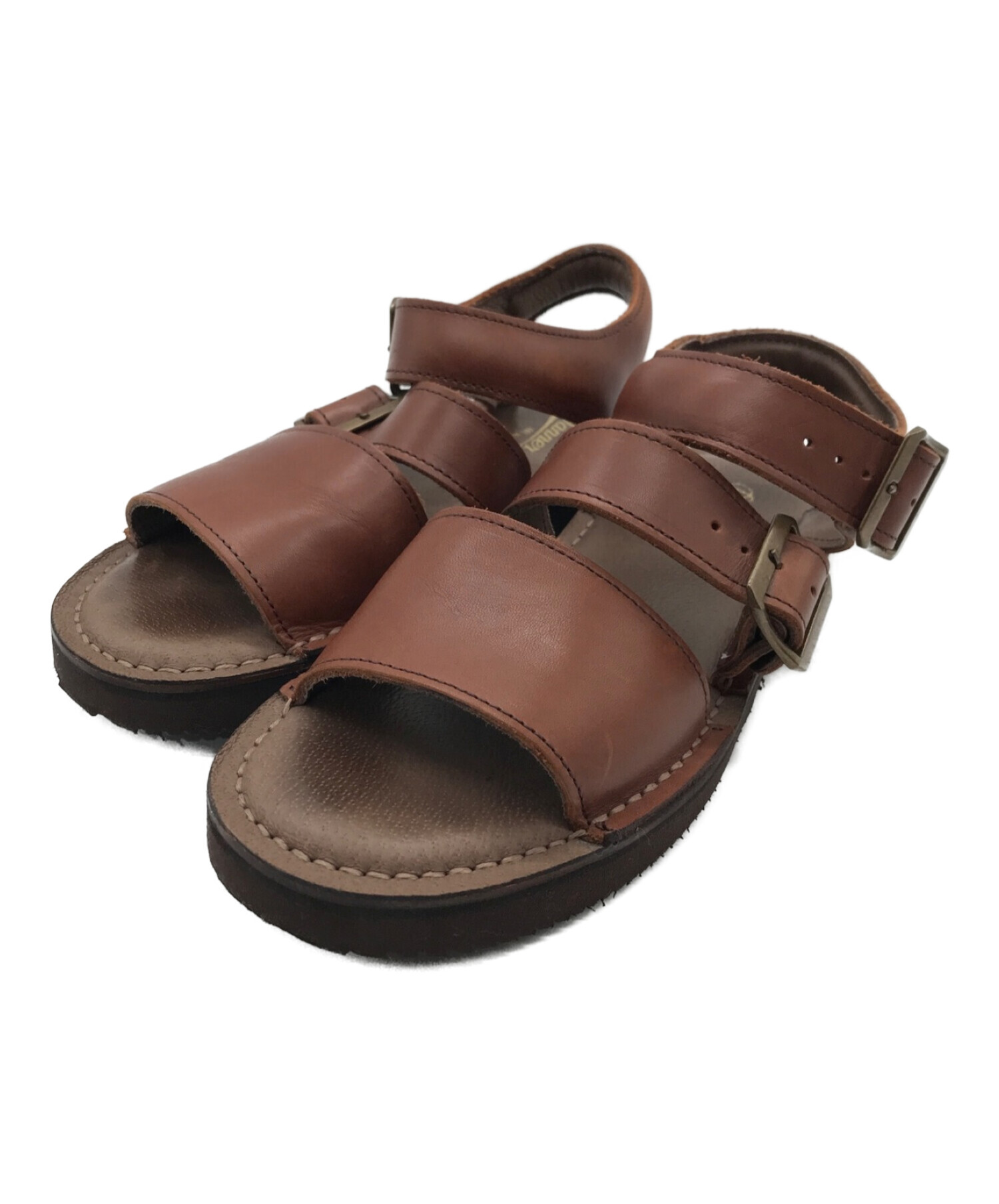 Danner (ダナー) PITTOCK STRAP SANDAL ピトックストラップ レザー サンダル ブラウン サイズ:8