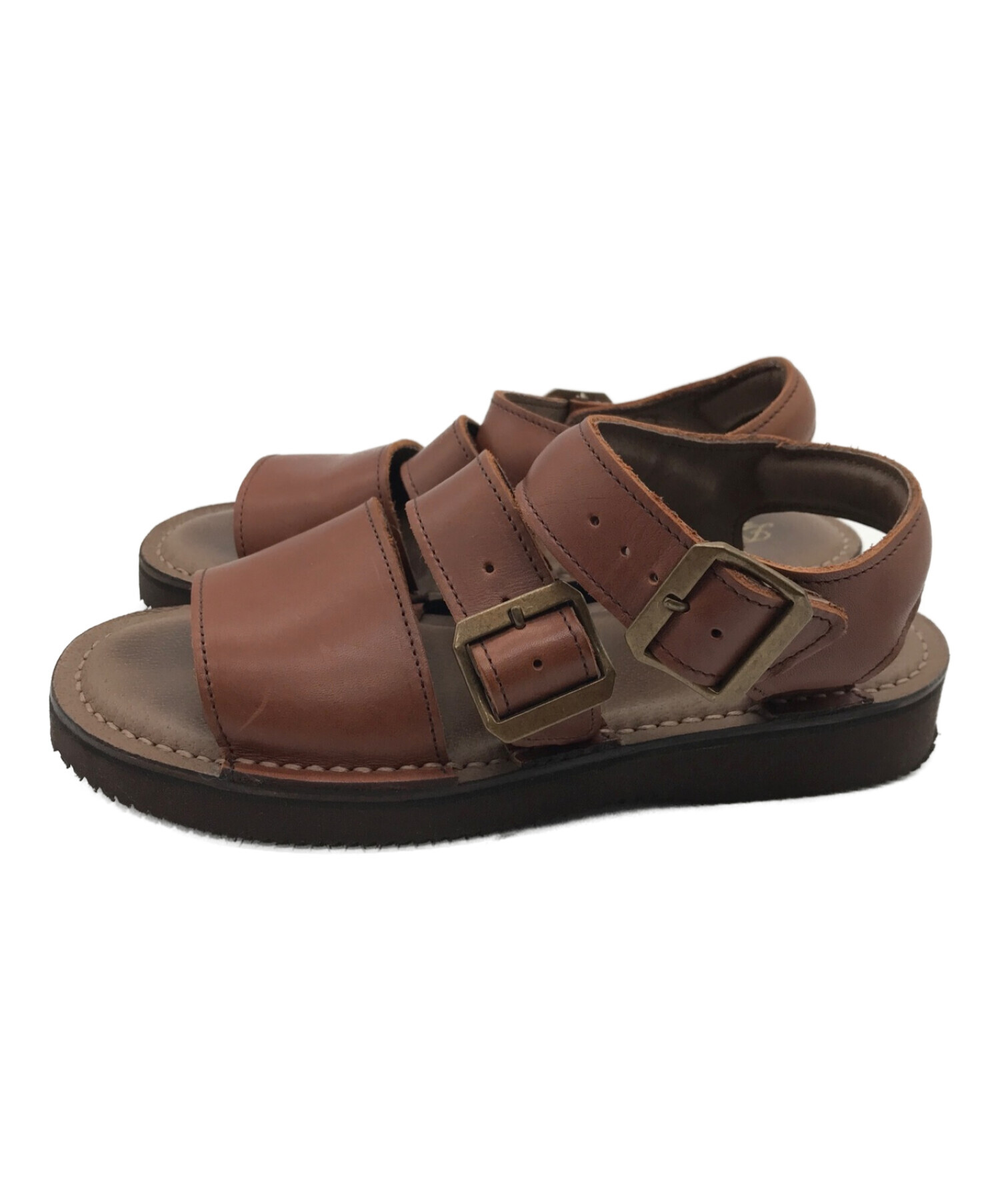 Danner (ダナー) PITTOCK STRAP SANDAL ピトックストラップ レザー サンダル ブラウン サイズ:8