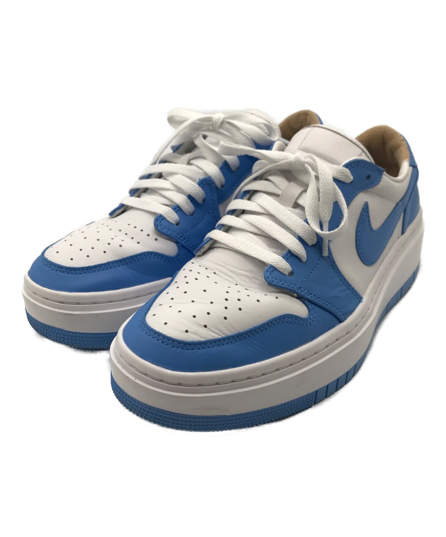 NIKE (ナイキ) W AIR JORDAN 1 ELEVATE LOW SE エアジョーダン エレベート ローカットスニーカー  WHITE/UNIVERSITY BLUE-WHITE ONYX サイズ:27cm