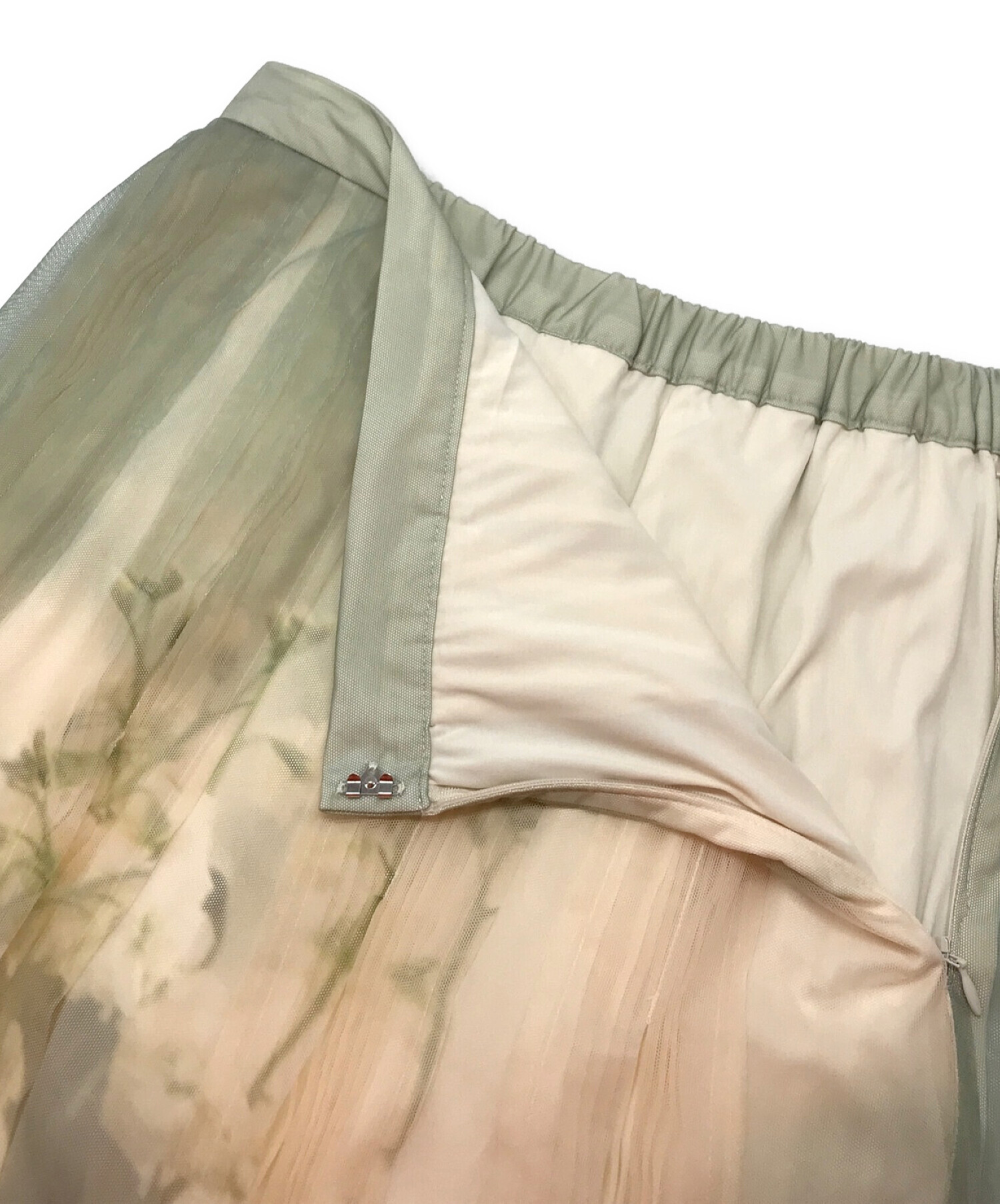 中古・古着通販】Ameri (アメリ) LOTUS PLEATS TULLE SKIRT ロータス ...