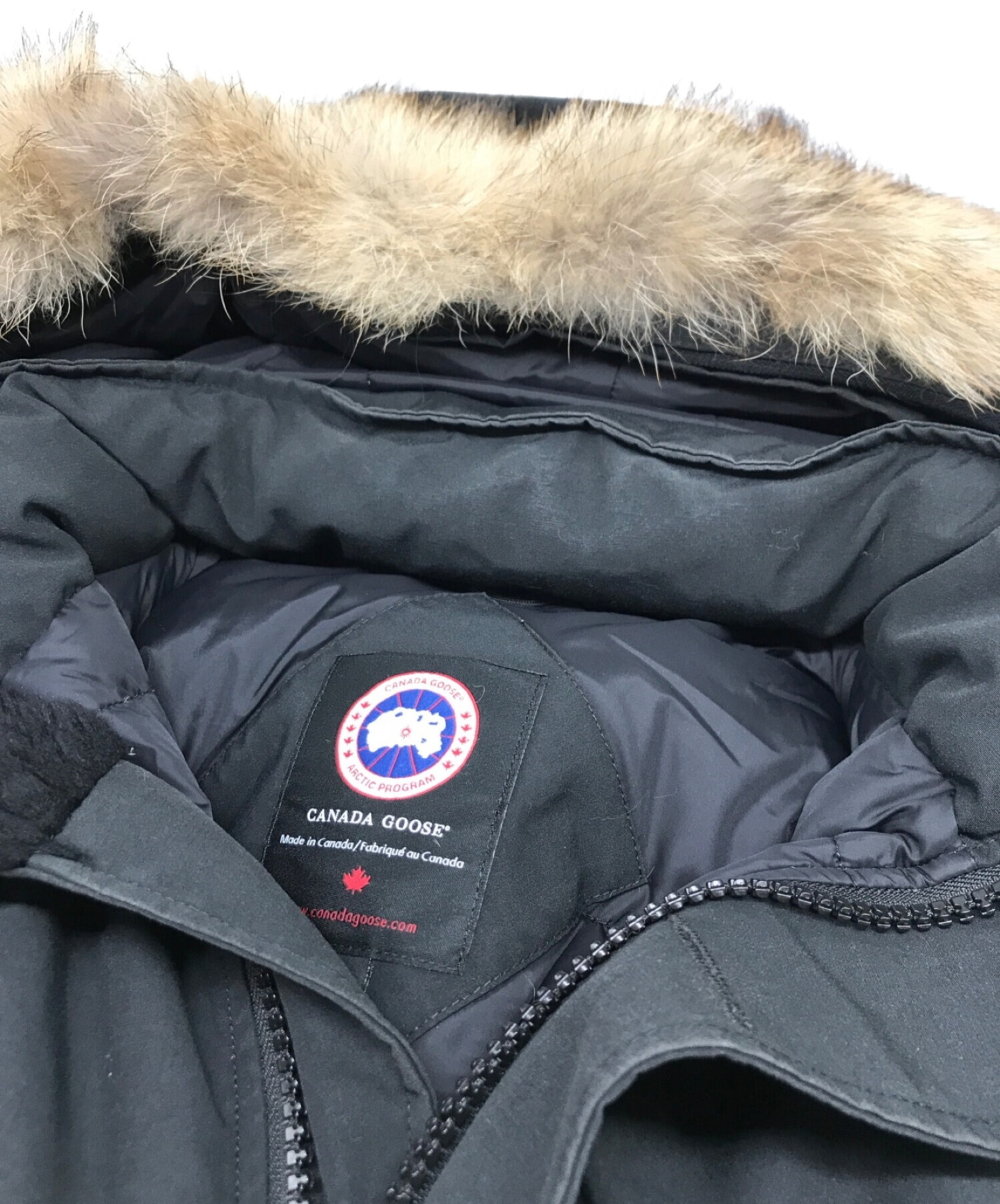 CANADA GOOSE (カナダグース) EDIFICE別注ORFORD オーフォード ダウンジャケット ブラック サイズ:S