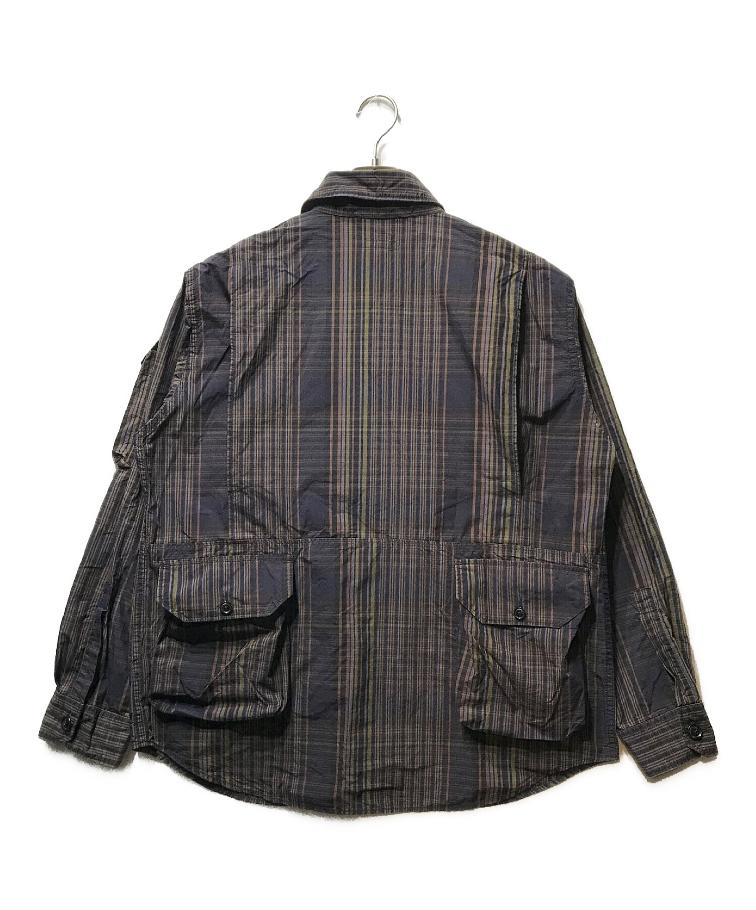 Engineered Garments (エンジニアドガーメンツ) Explorer shirt jacket エクスプローラー シャツ ジャケット  ネイビー サイズ:M