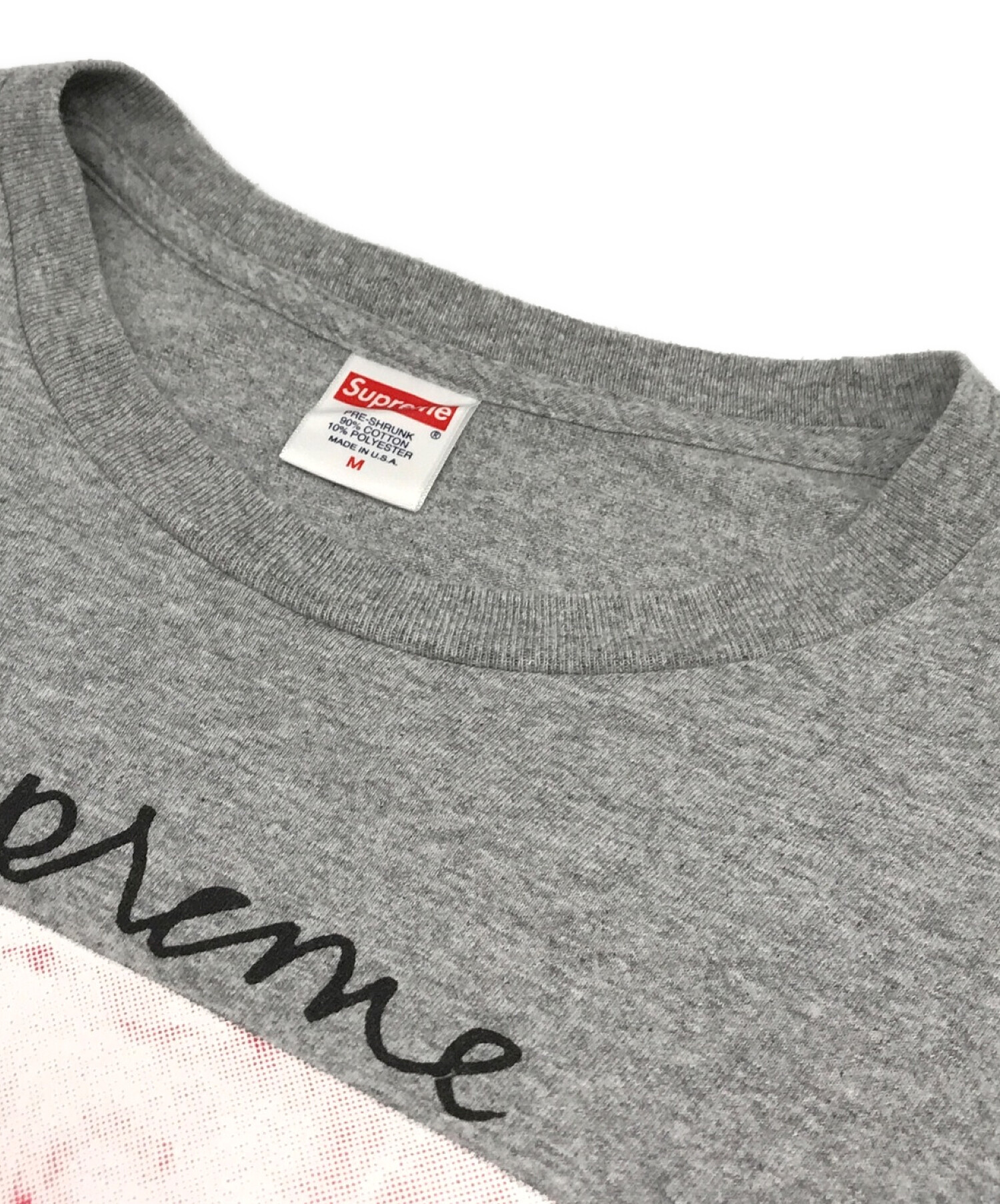 SUPREME (シュプリーム) 18AW Madonna Tee マドンナ Tシャツ グレー サイズ:M