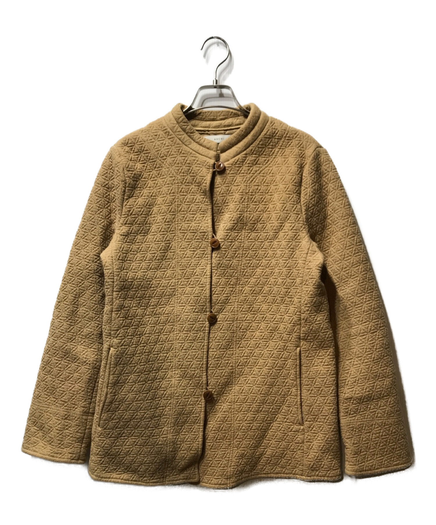 archi (アーキ) SKIMMIA QUILT JACKET スキミア キルティング ジャケット ブラウン サイズ:M