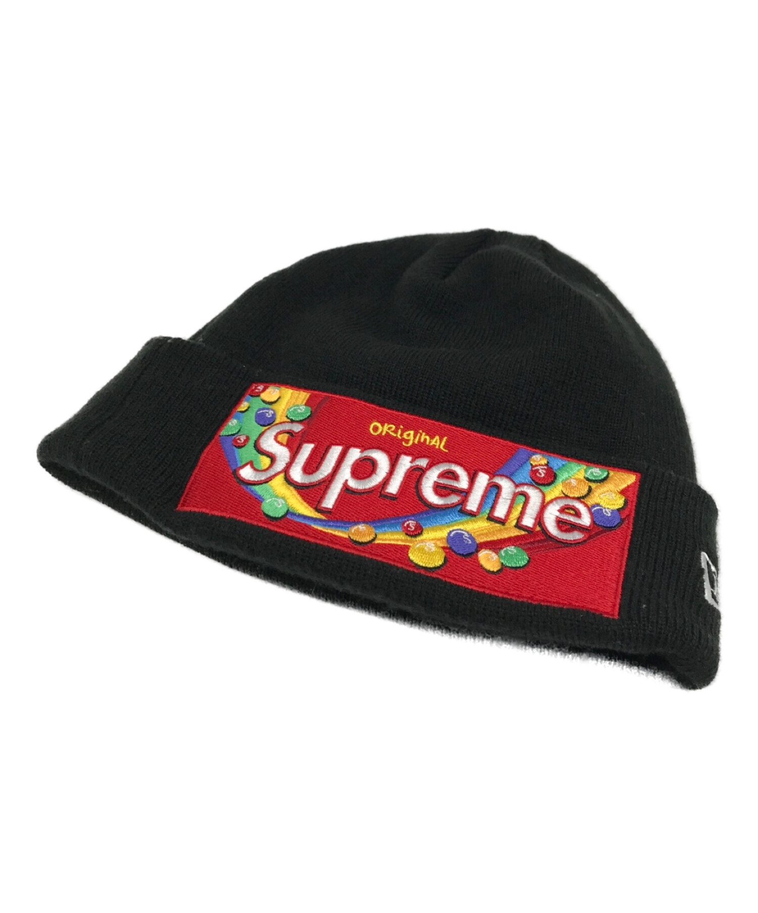 Supreme Skittles New Era Beanie ブラック