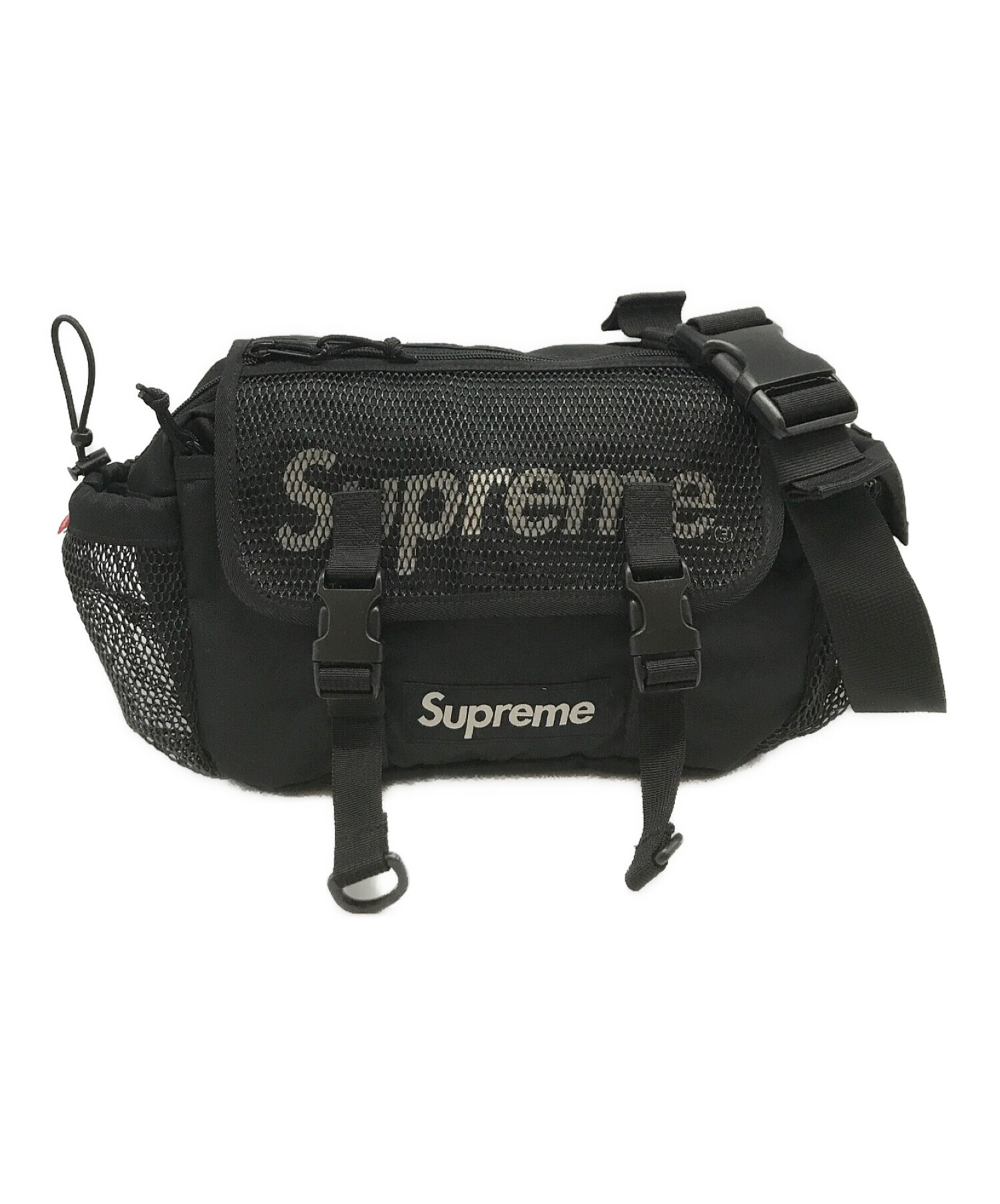 Supreme (シュプリーム) 20SS Waist Bag メッシュ ウエストバッグ ブラック