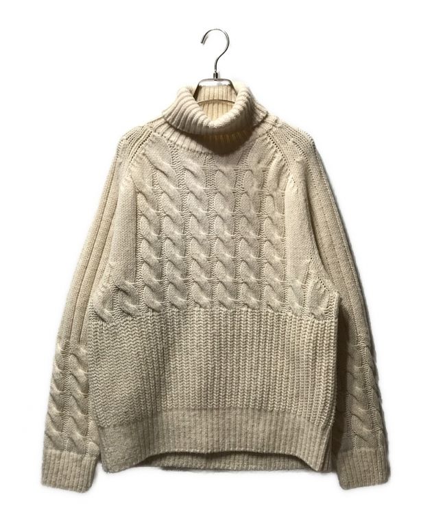 中古・古着通販】SOPHNET. (ソフネット) CABLE MIX TURTLE KNIT タートルネック ケーブル ニット セーター ベージュ  ホワイト サイズ:ｓ｜ブランド・古着通販 トレファク公式【TREFAC FASHION】スマホサイト